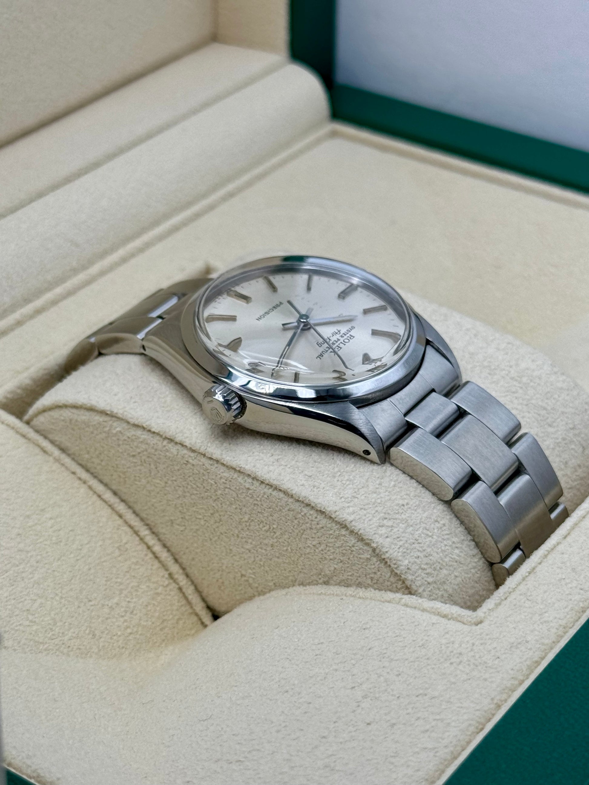 1978 Rolex Air-King 34mm 5500 Stainless Steel Oyster Silver Dial - MyWatchLLC