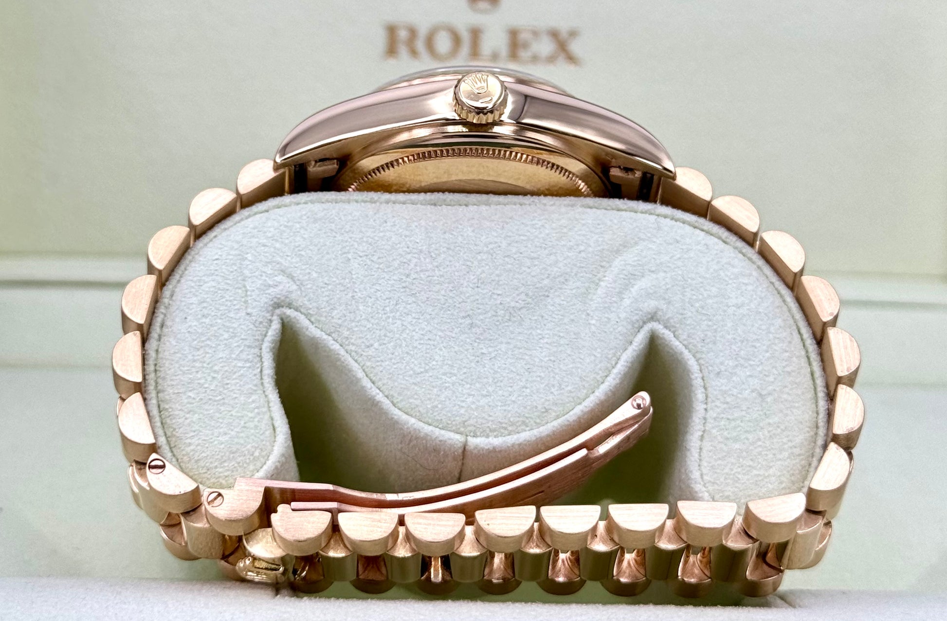 1983 Rolex Day-Date 36mm 18038 Presidential Champagne Dial - MyWatchLLC