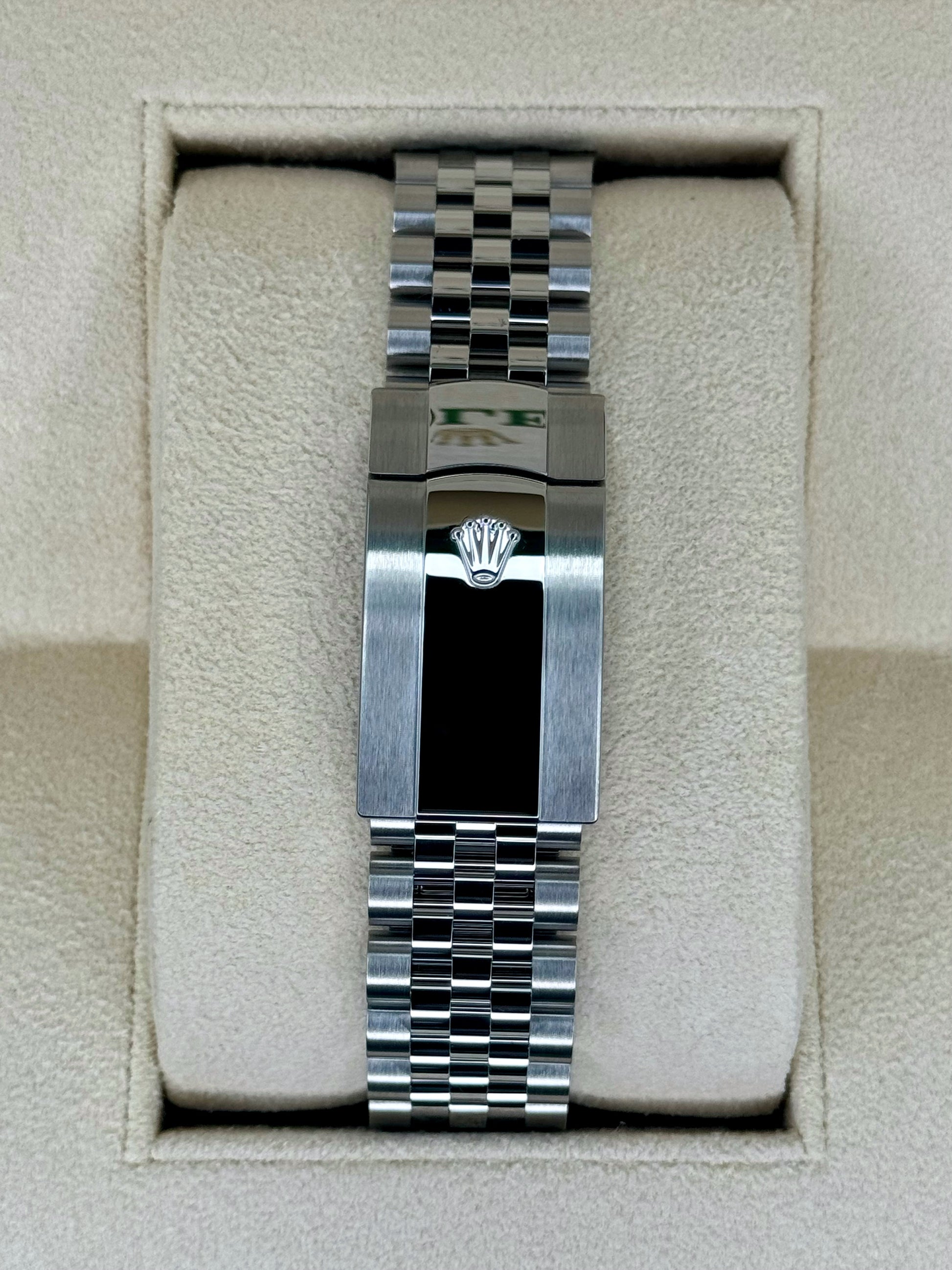 NEW 2025 Rolex Datejust 41mm 126334 Jubilee Black Diamond Dial - MyWatchLLC