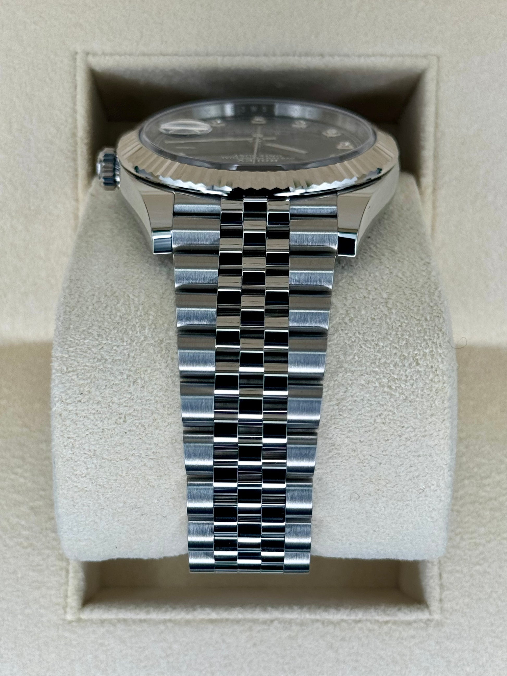 NEW 2025 Rolex Datejust 41mm 126334 Jubilee Black Diamond Dial - MyWatchLLC