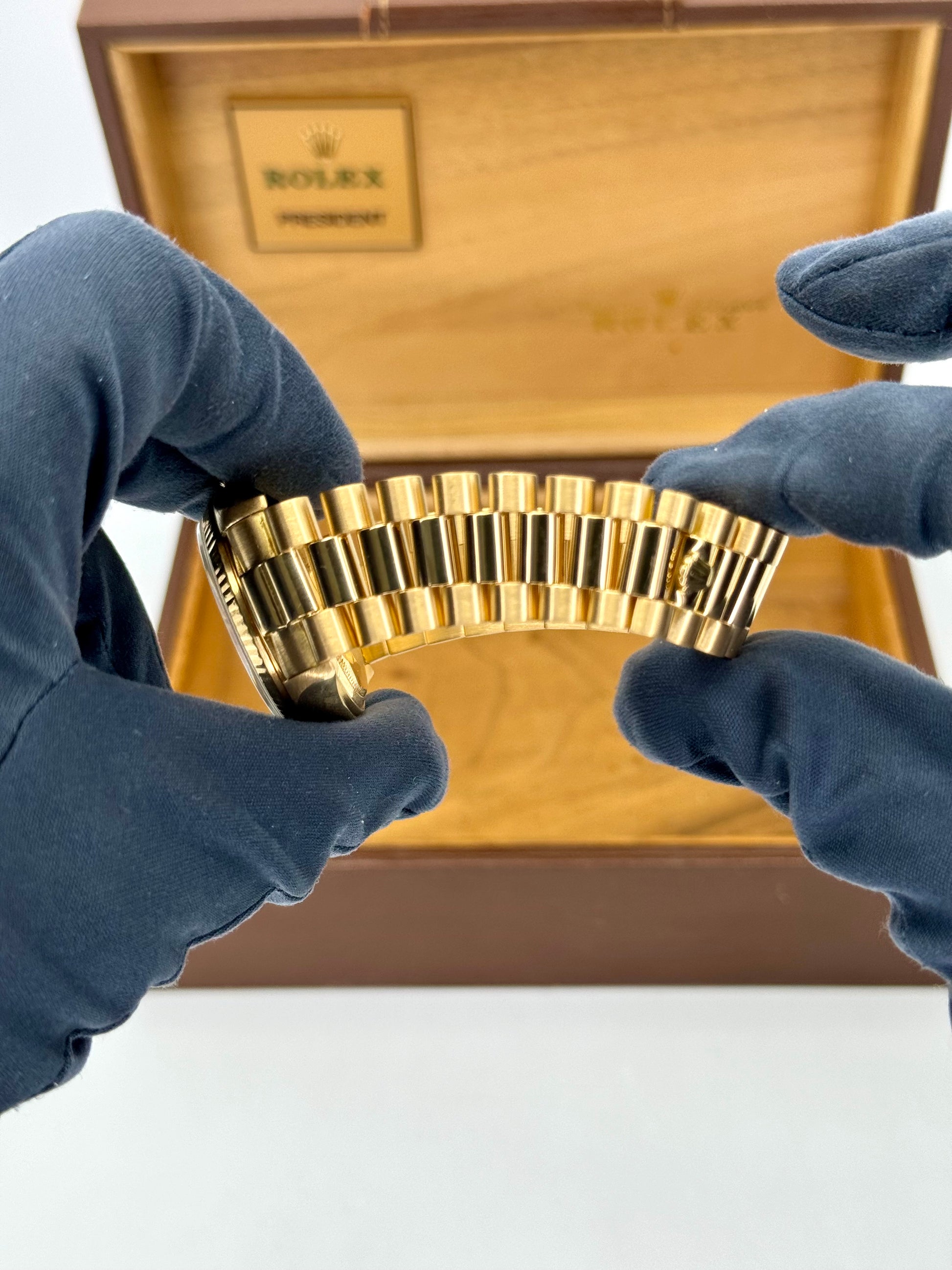 1983 Rolex Day-Date 36mm 18038 Presidential Champagne Dial - MyWatchLLC