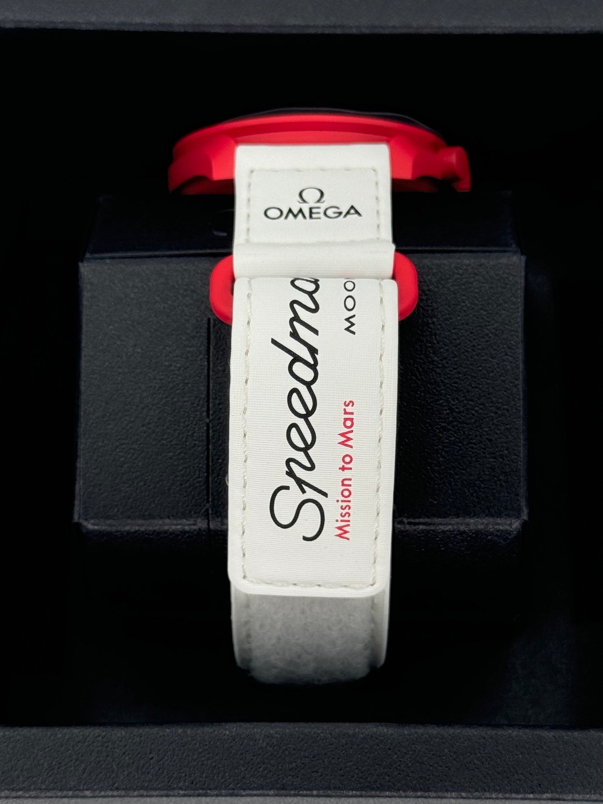 NEW Omega SO33R100 Bioceramic Moon Swatch - Mission to Mars - MyWatchLLC