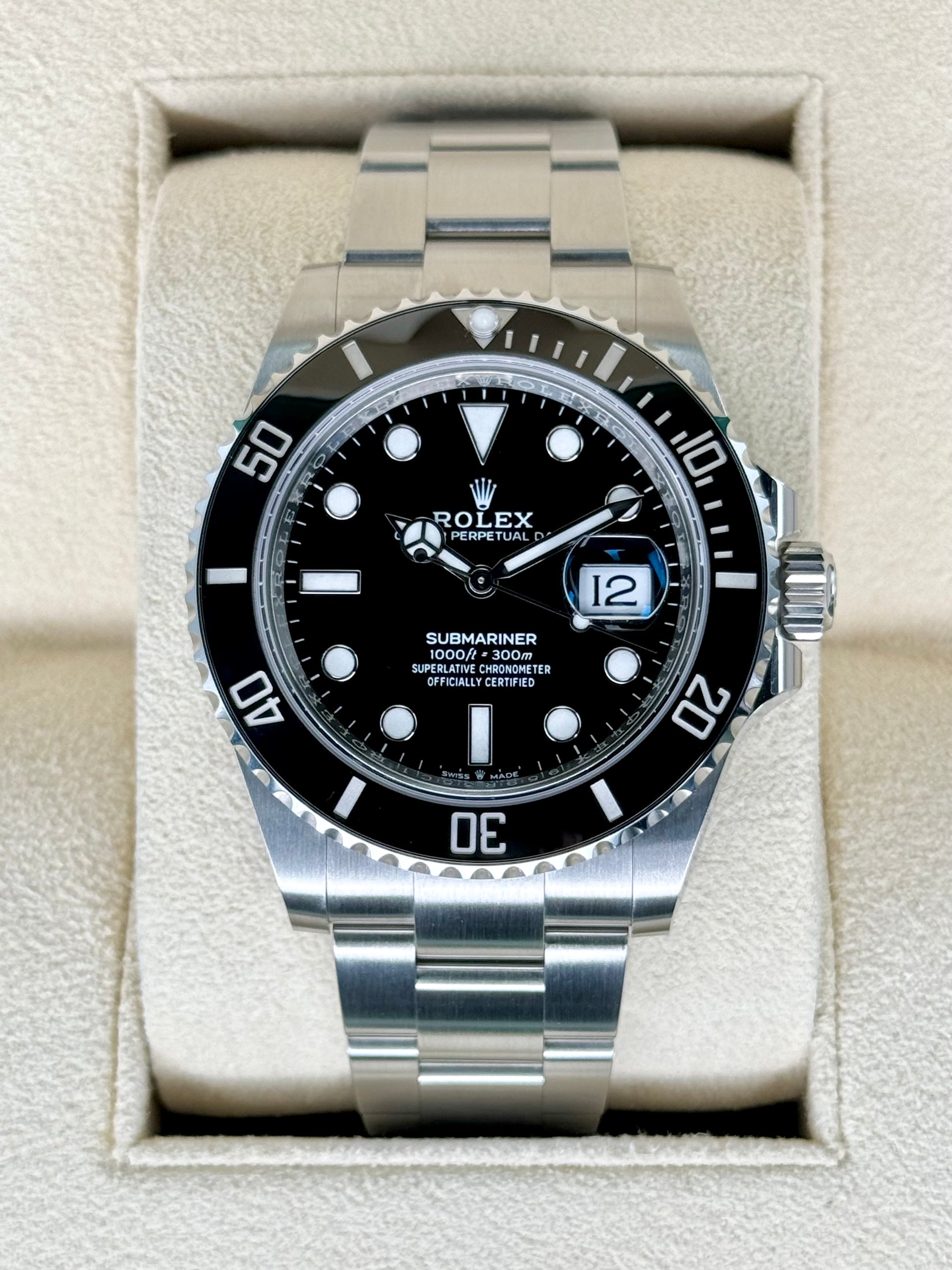 NEW 2024 Rolex Submariner 41mm 126610LN Stainless Steel Black Dial - MyWatchLLC