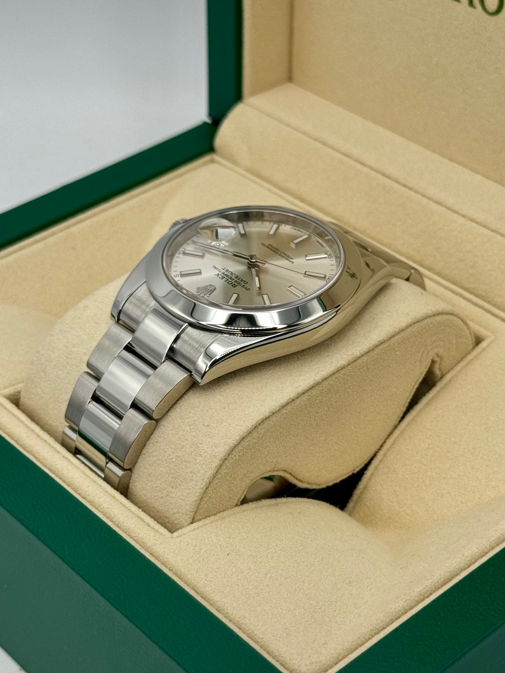 2018 Rolex Datejust 41mm 126300 Stainless Steel Oyster Silver Dial - MyWatchLLC