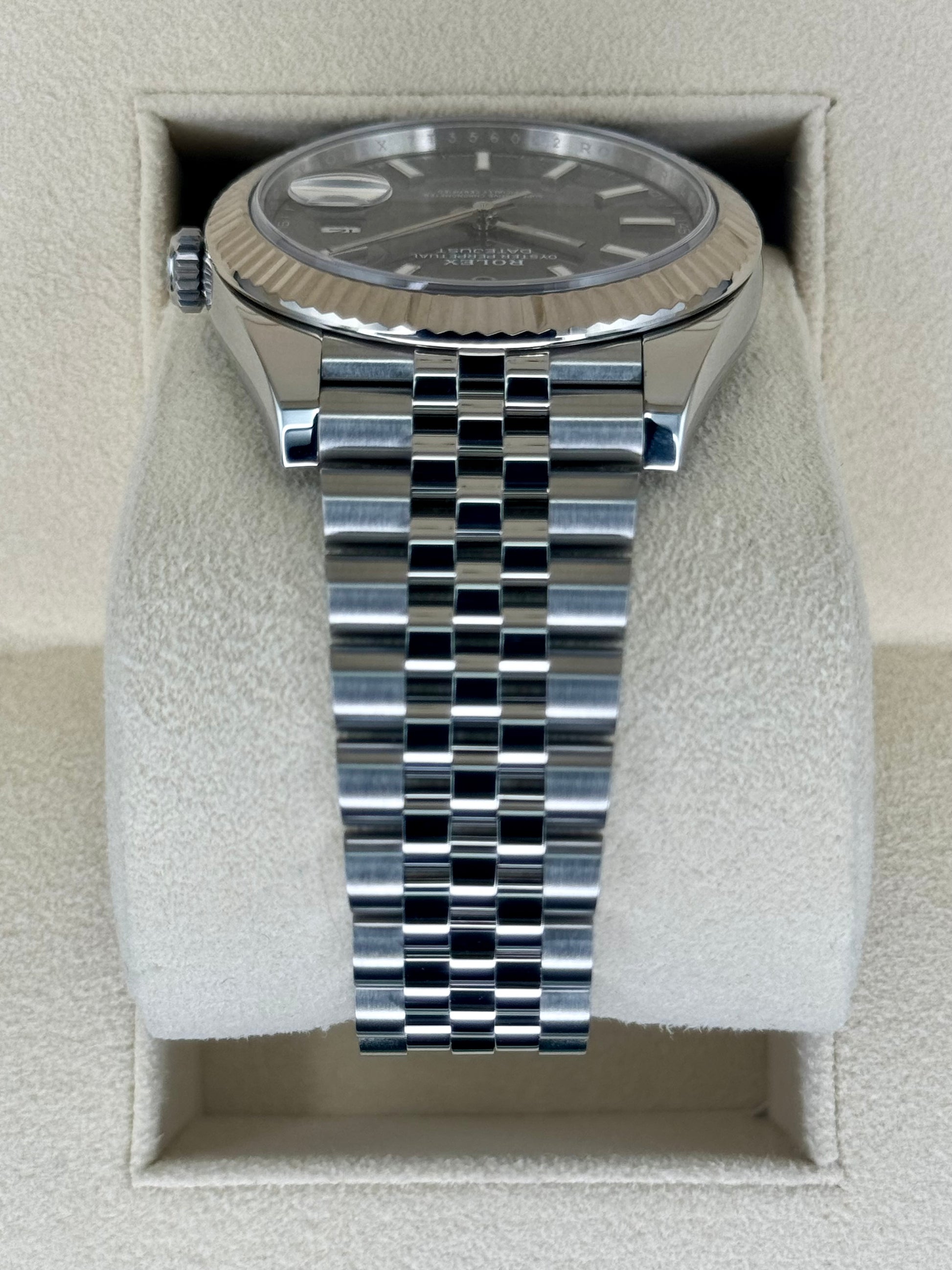 2021 Rolex Datejust 41mm 126334 Stainless Steel Jubilee Rhodium Dial - MyWatchLLC