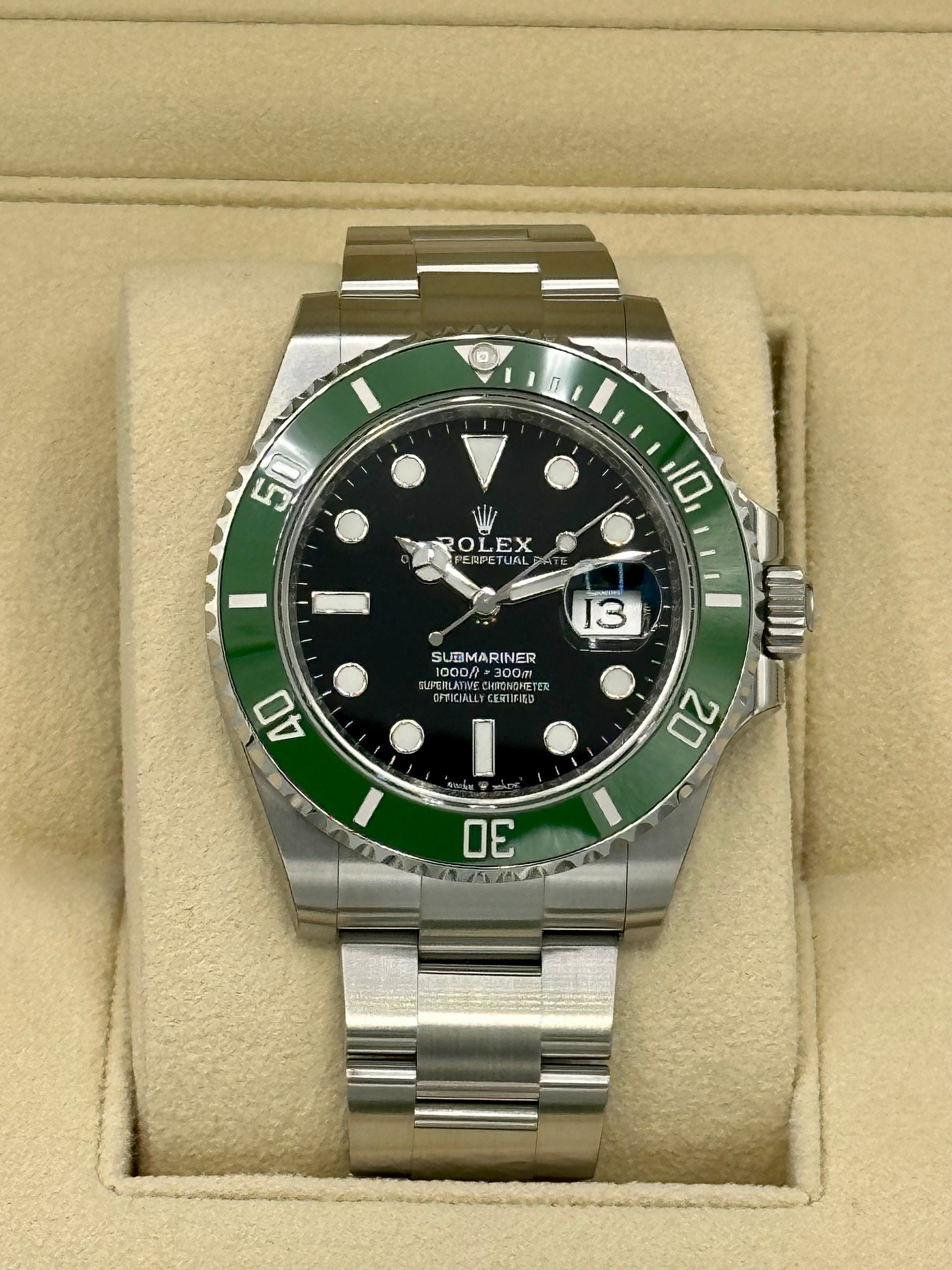 New 2023 Rolex Submariner Starbucks 322687F5 Stainless Steel MK2 Dial - MyWatchLLC