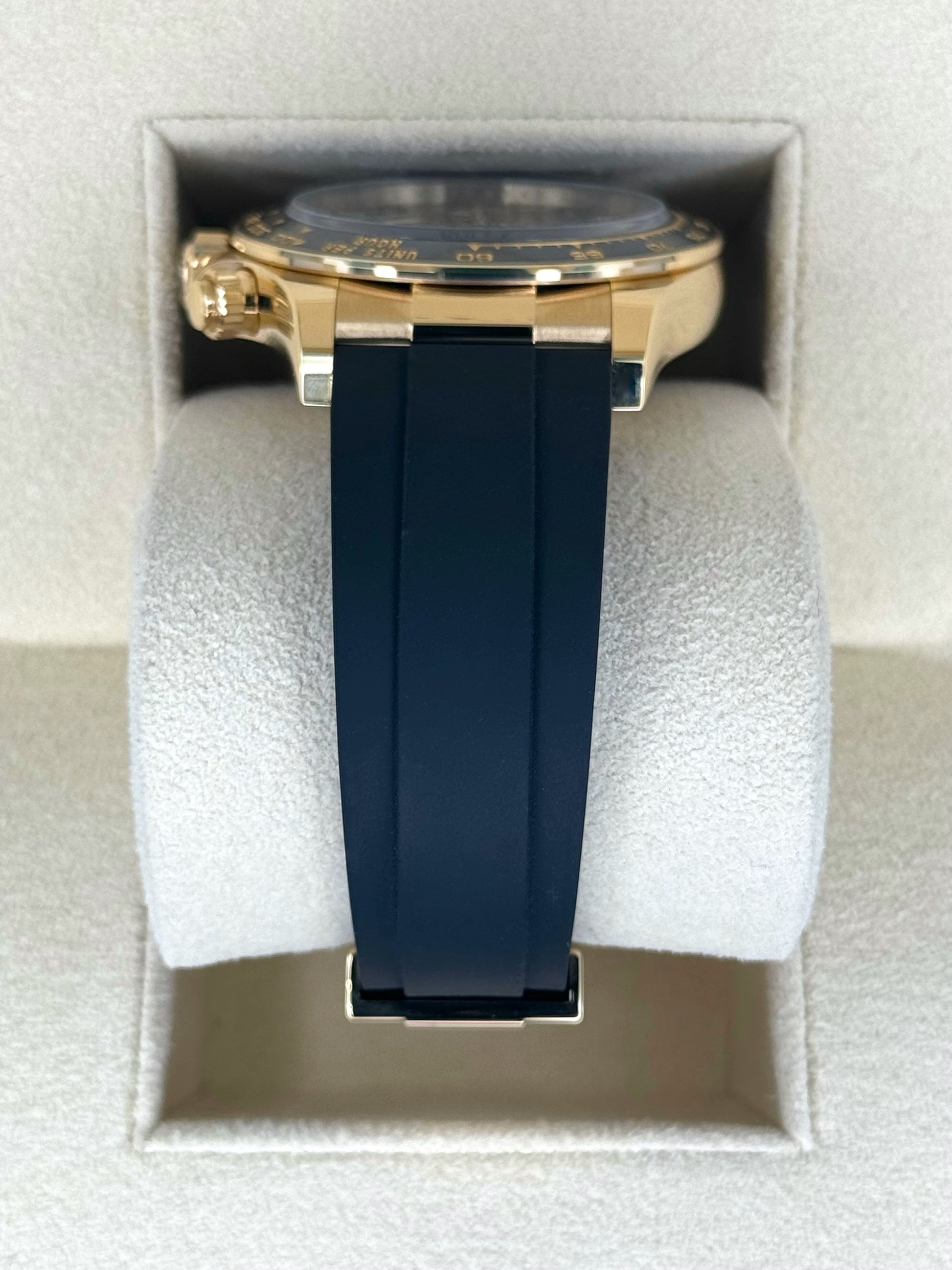 NEW 2024 Rolex Daytona 40mm 126518LN Yellow Gold Oysterflex Black Dial - MyWatchLLC