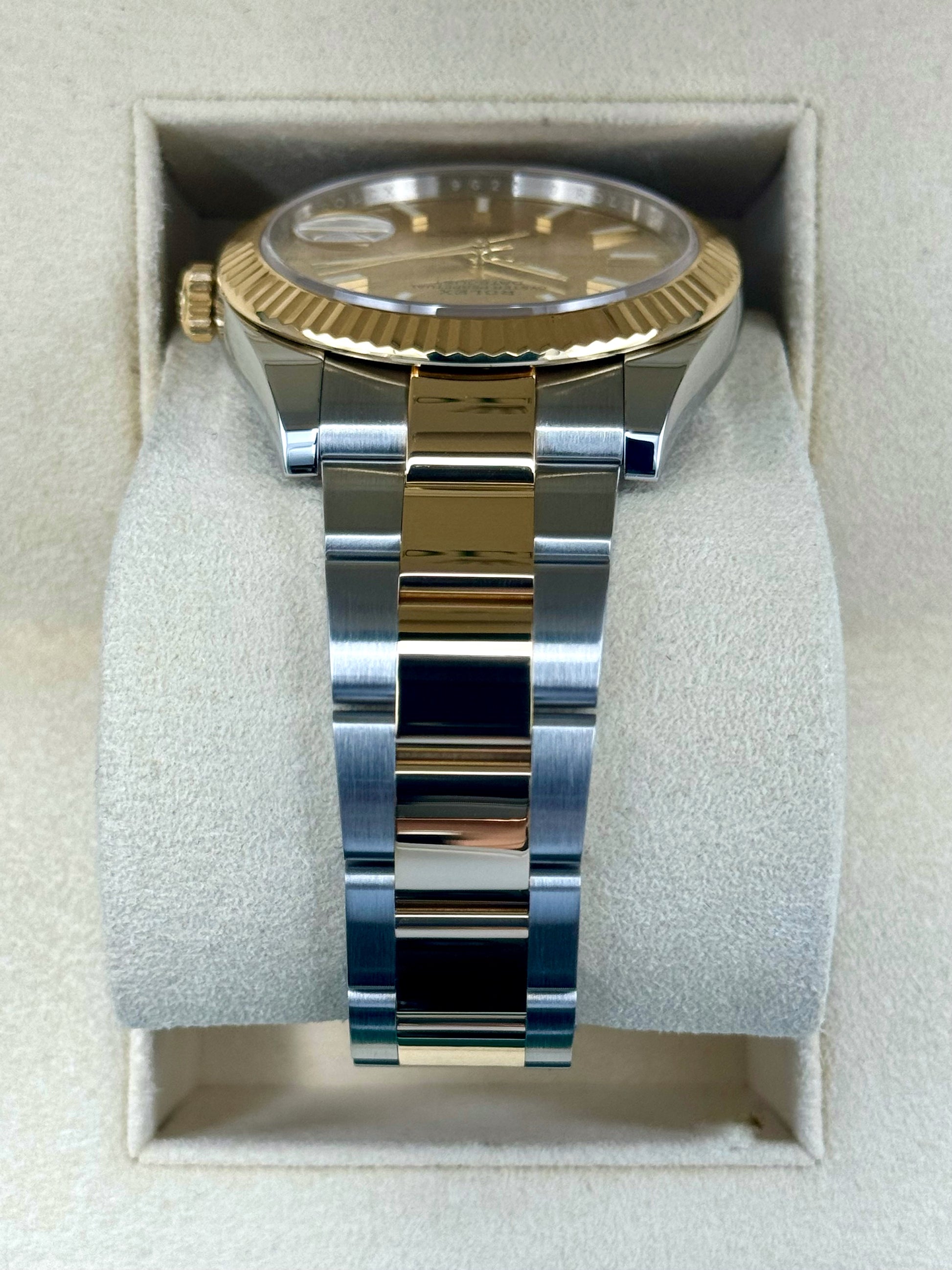 2017 Rolex Datejust 41mm 126333 Two-Tone Oyster Champagne Dial - MyWatchLLC