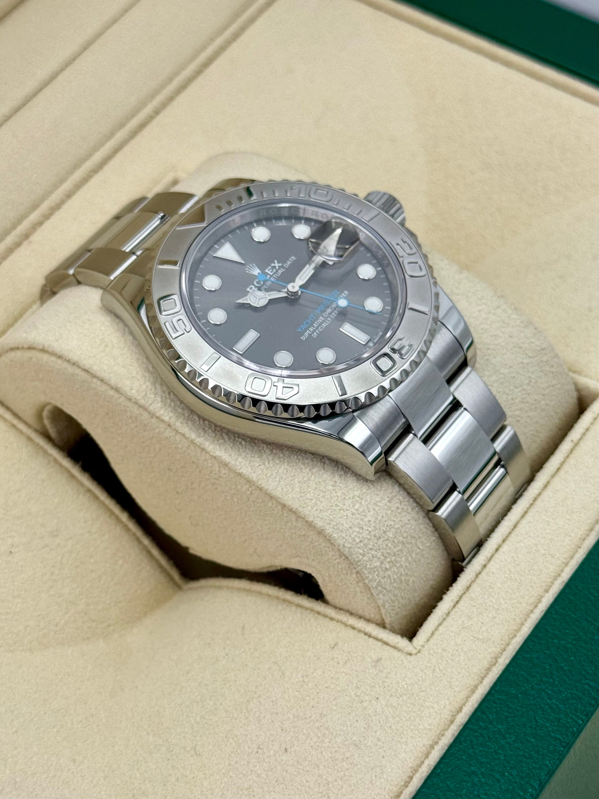 2021 Rolex Yacht-Master 40mm 126622 Stainless Steel Rhodium Dial - MyWatchLLC