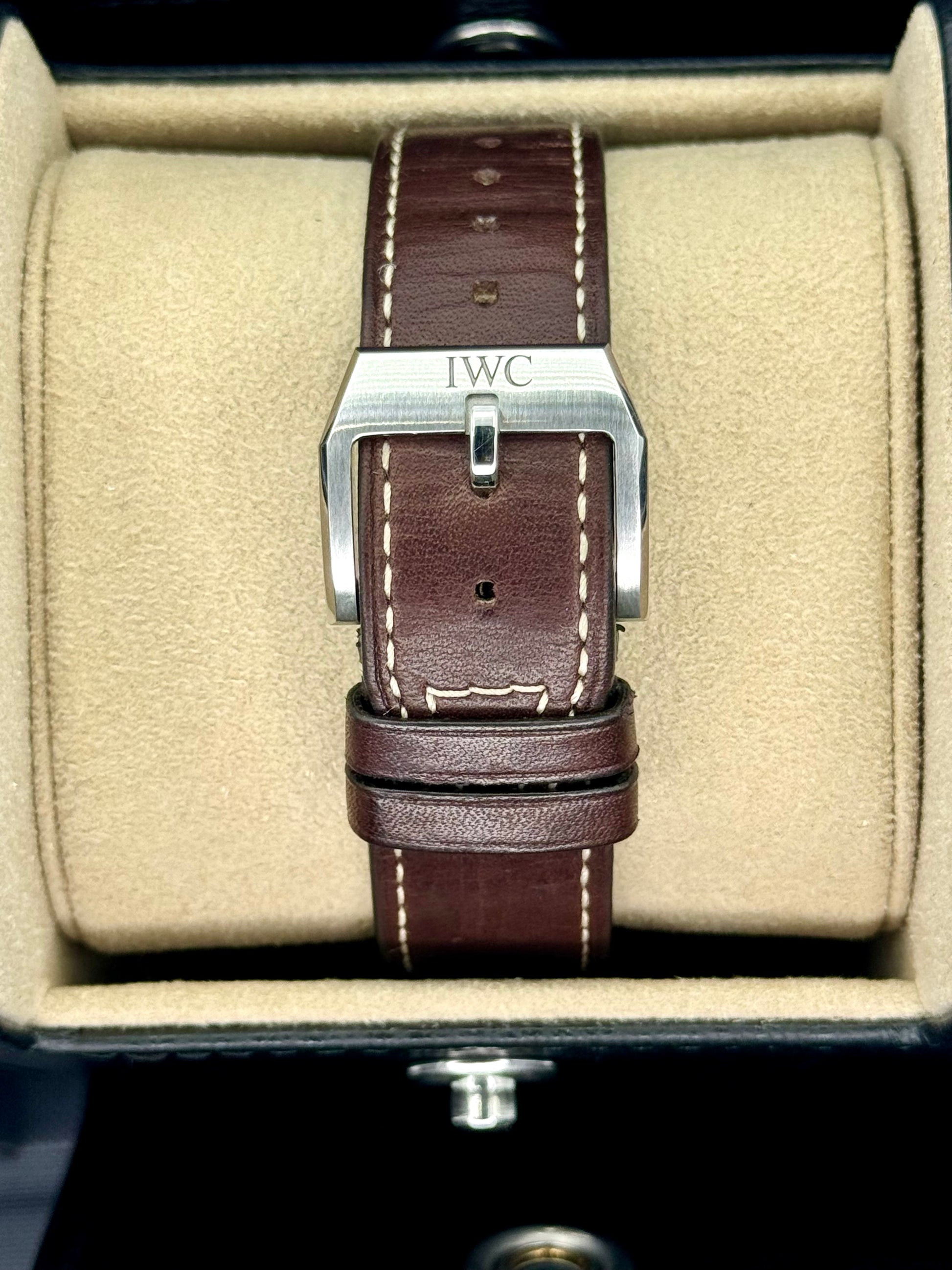 2023 IWC Pilot's Watch Chronograph 43mm IW378005 Steel Green Dial - MyWatchLLC