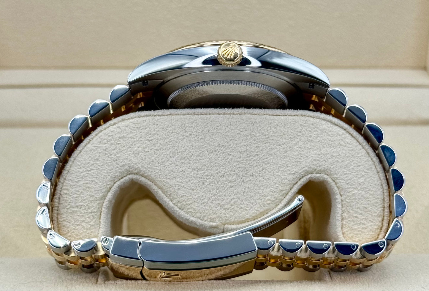 2023 Rolex Datejust 41mm 126333 Two-Tone Jubilee Black Diamond Dial - MyWatchLLC