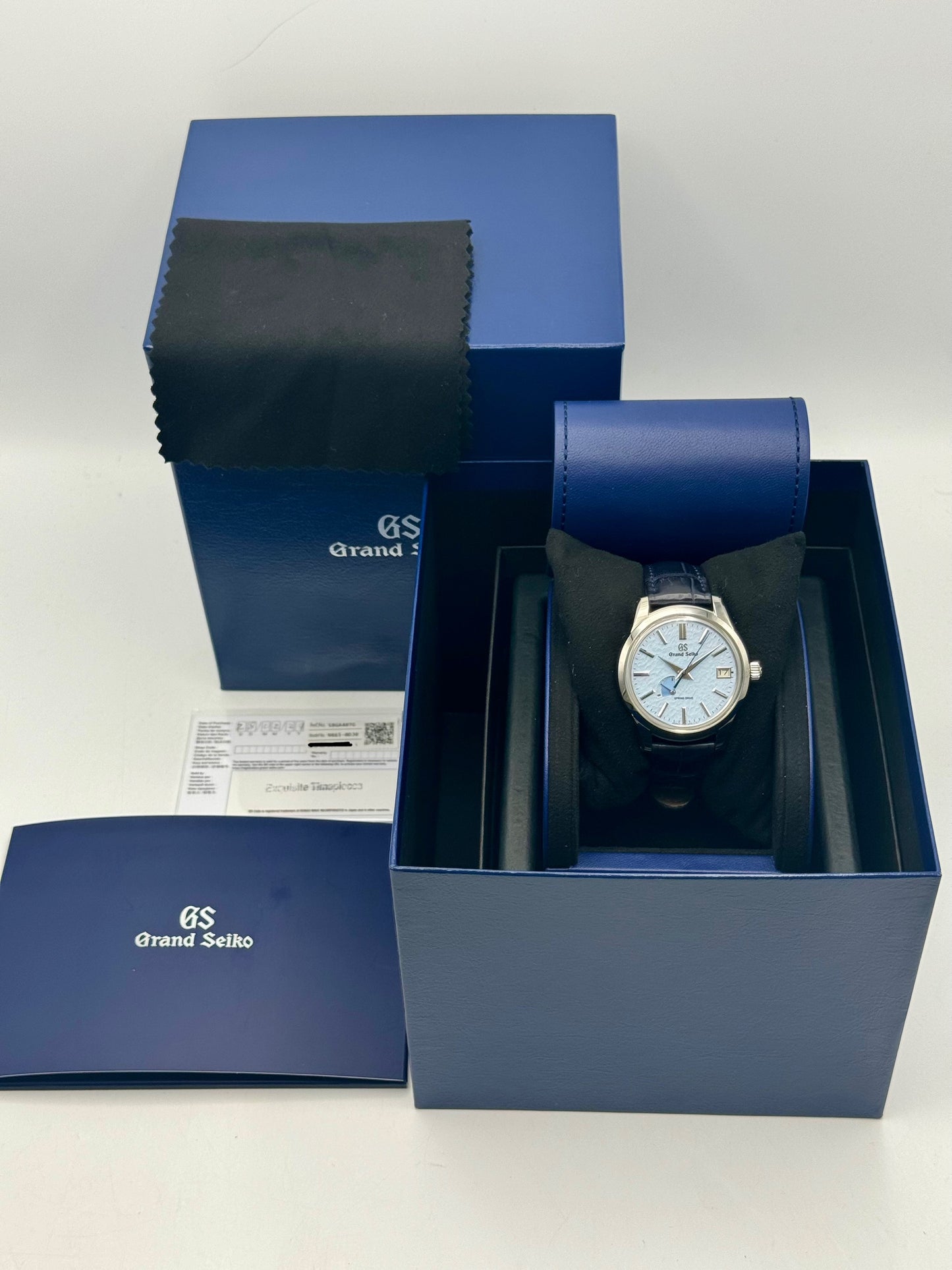 NEW 2024 Grand Seiko Elegance Collection 40.2mm SBGA407G Blue Dial - MyWatchLLC