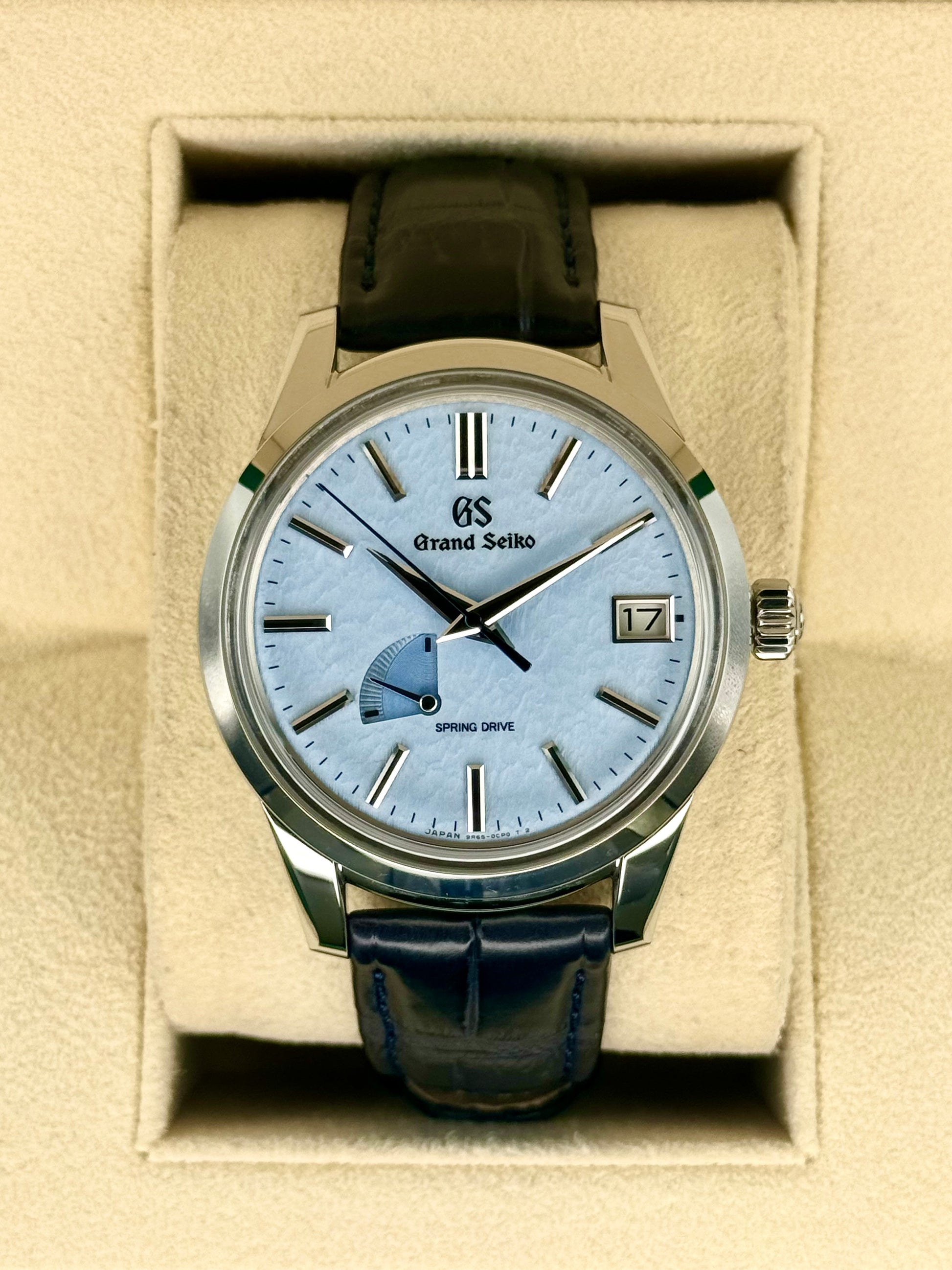 NEW 2024 Grand Seiko Elegance Collection 40.2mm SBGA407G Blue Dial - MyWatchLLC