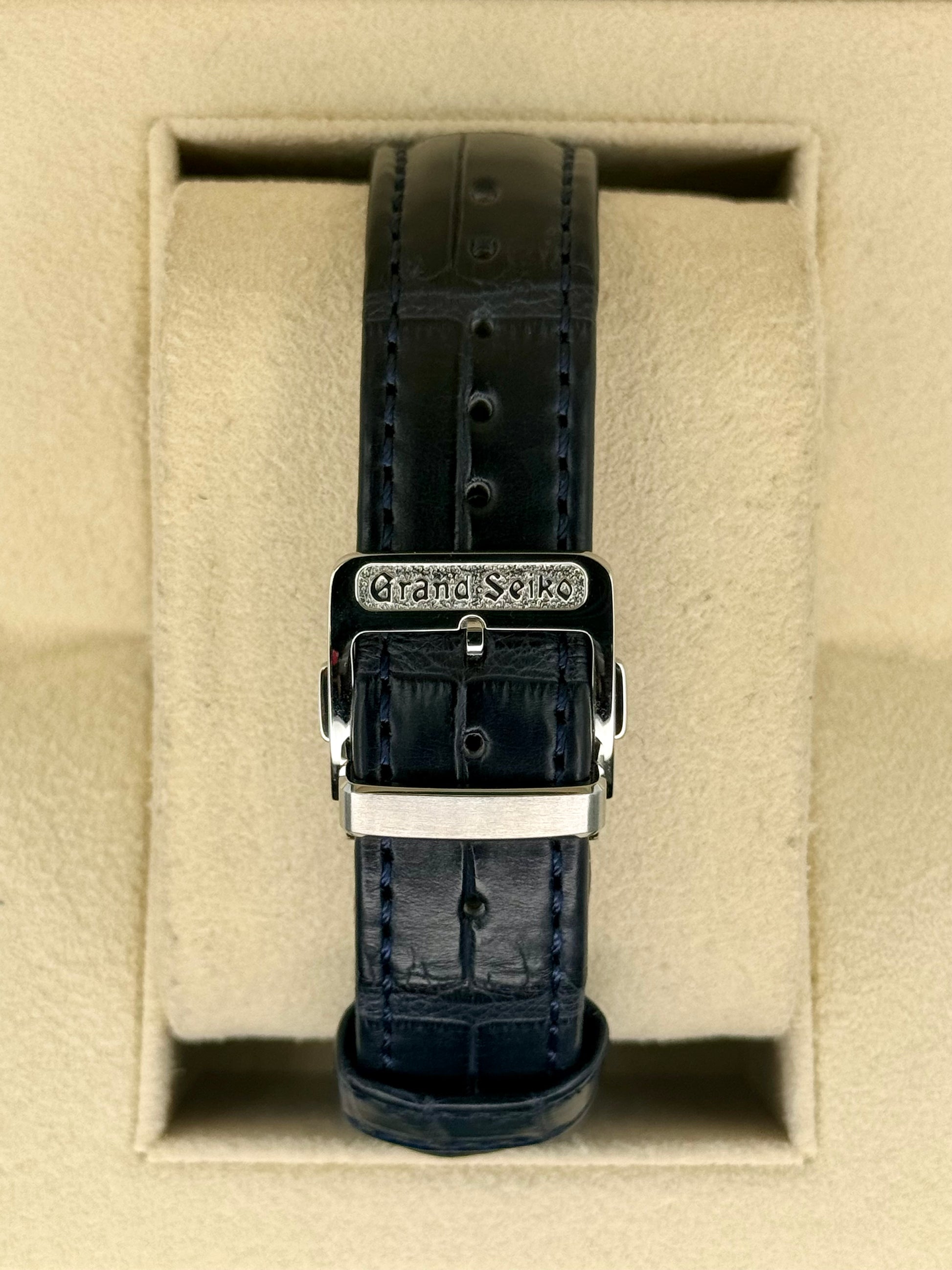 NEW 2024 Grand Seiko Elegance Collection 40.2mm SBGA407G Blue Dial - MyWatchLLC