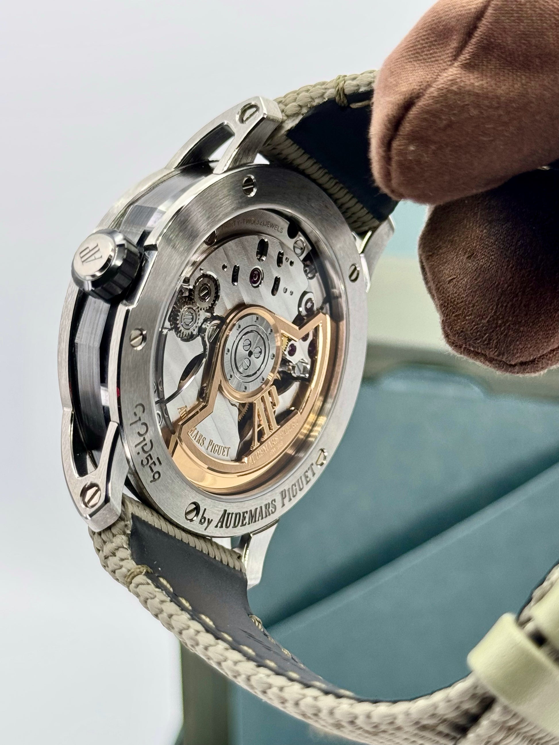 NEW 2024 Audemars Piguet Code 11.59 41mm 15210QT Smoked Beige Dial - MyWatchLLC