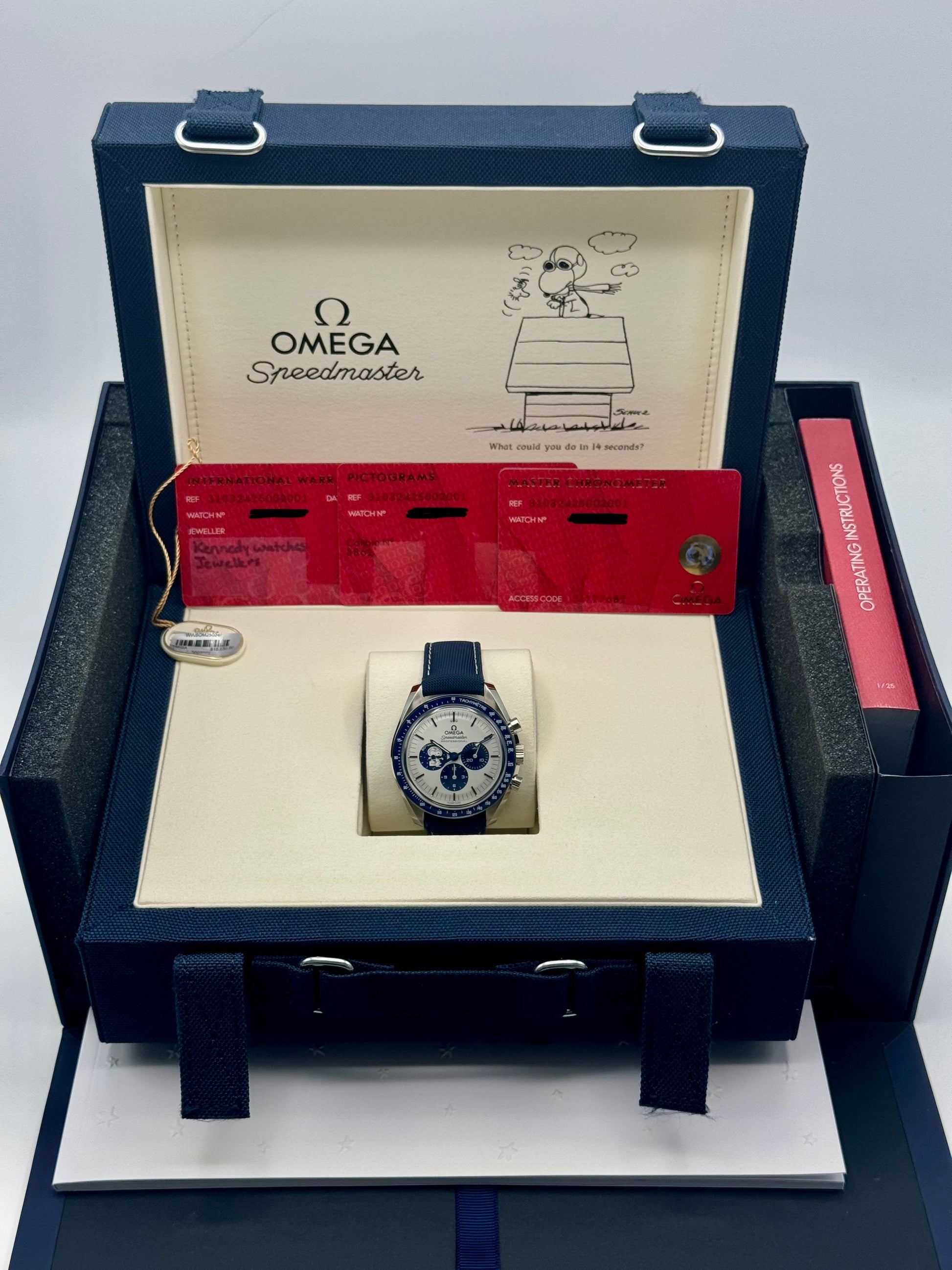 2023 Omega Speedmaster Silver Snoopy Award 310.32.42.50.02.001 - MyWatchLLC