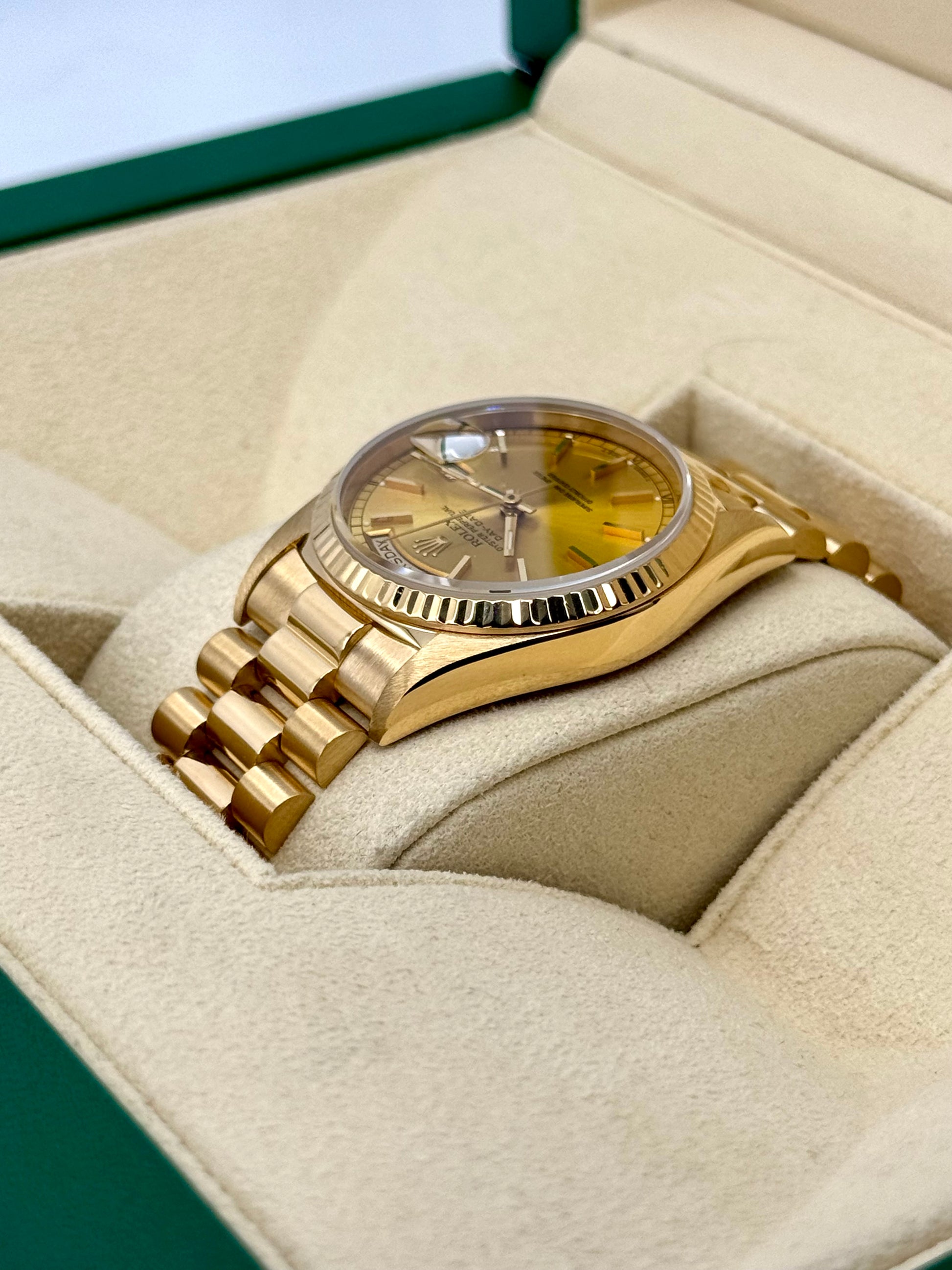 1995 Rolex Day-Date 36mm 18238 Presidential Champagne Dial - MyWatchLLC