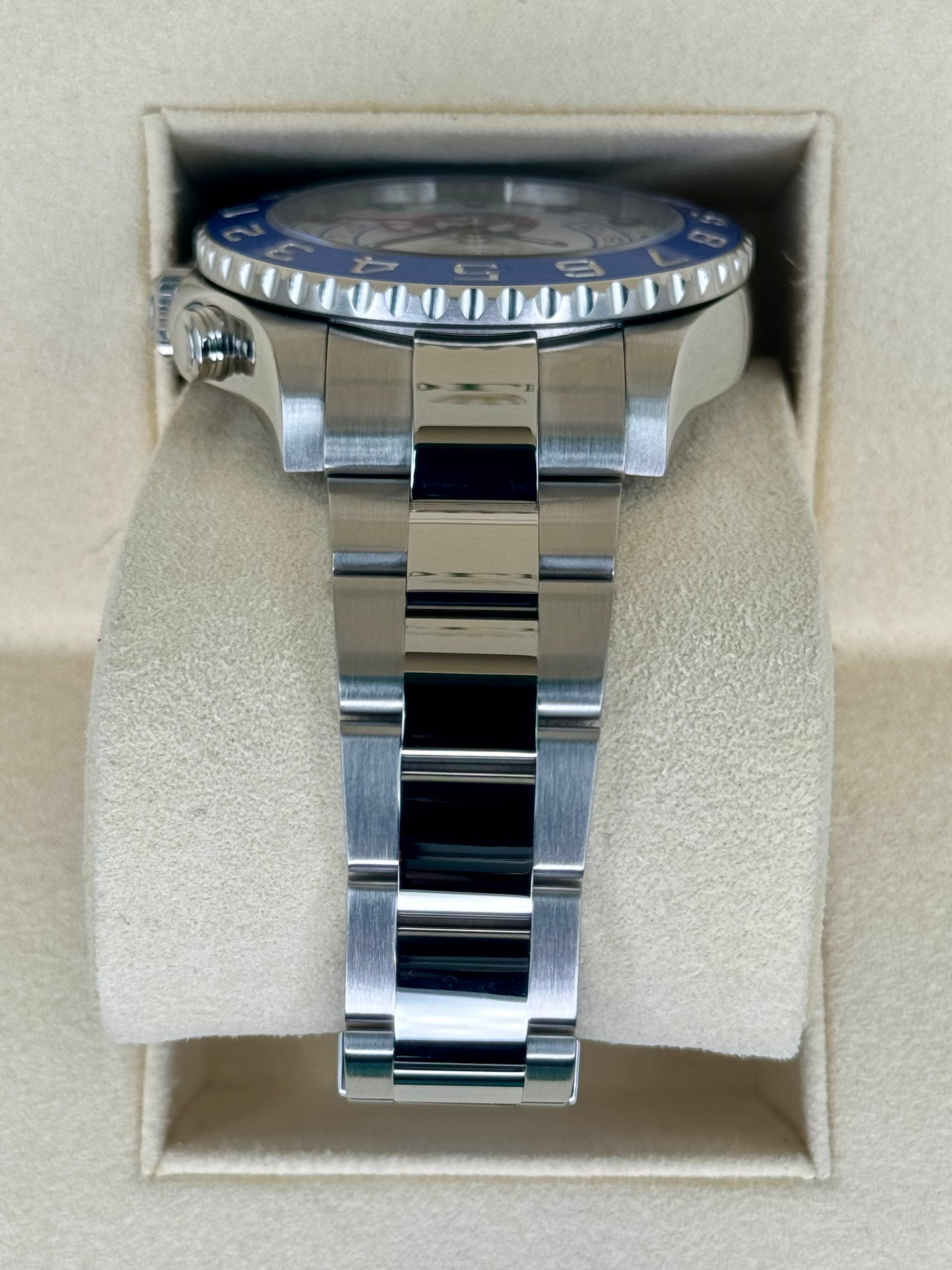 2016 Rolex Yacht-Master II 44mm 116680 Stainless Steel White Dial - MyWatchLLC