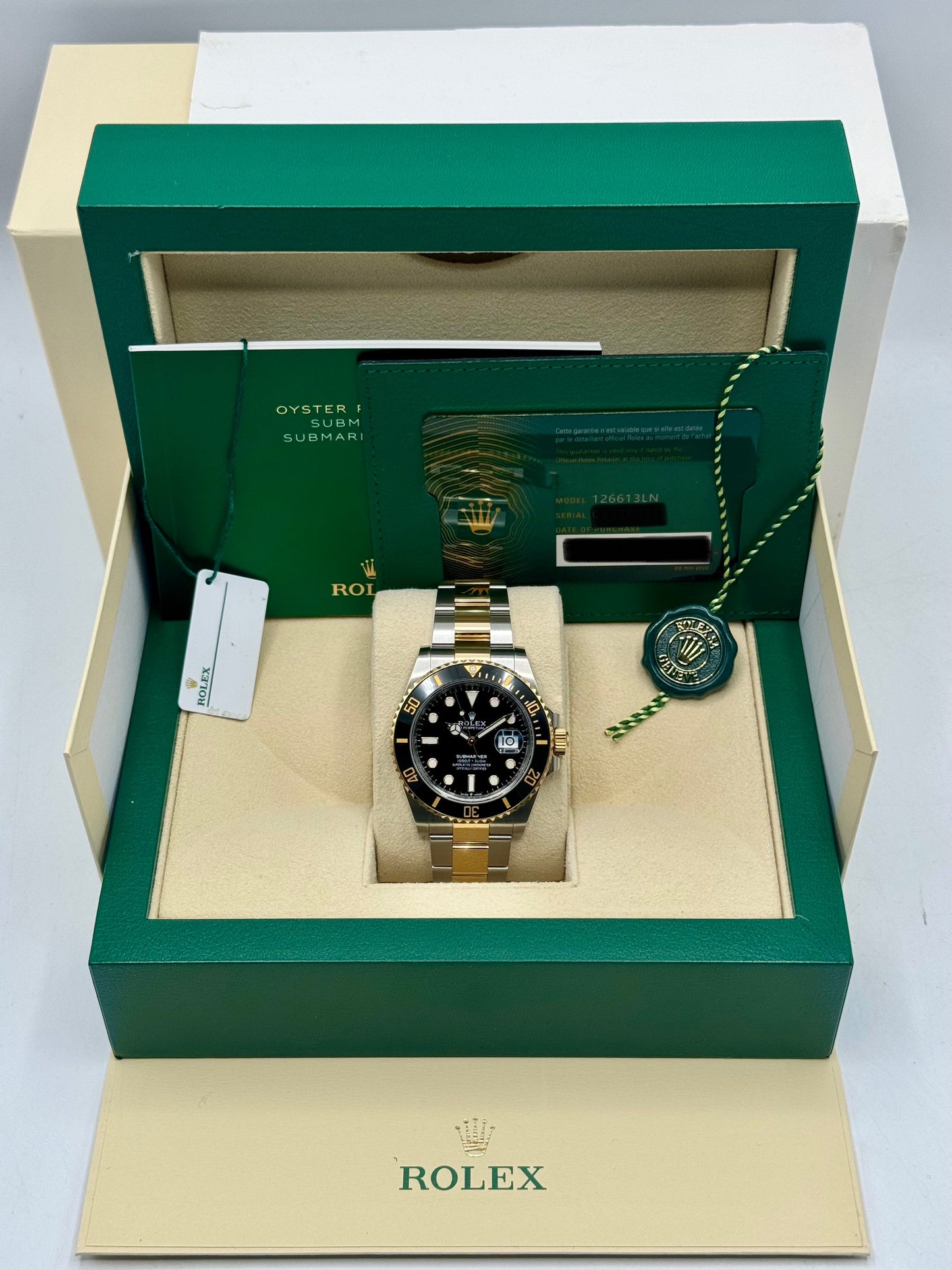 2024 Rolex Submariner 41mm 126613LN Two-Tone Black Dial - MyWatchLLC