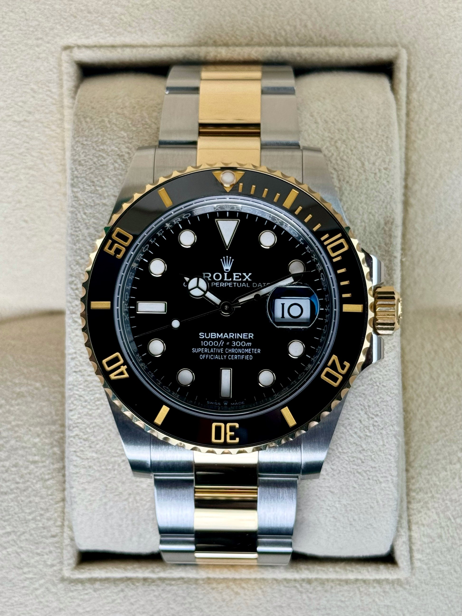 2024 Rolex Submariner 41mm 126613LN Two-Tone Black Dial - MyWatchLLC
