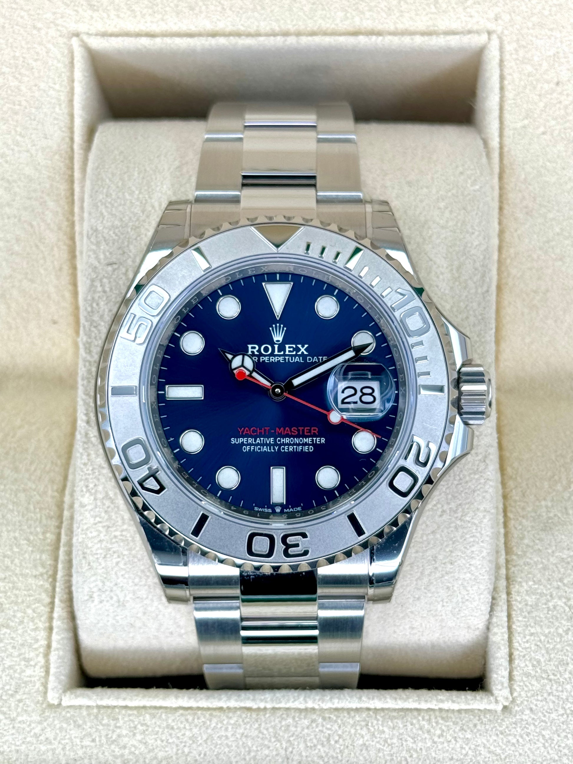 NEW 2023 Rolex Yacht-Master 40mm 126622 Stainless Steel Blue Dial - MyWatchLLC