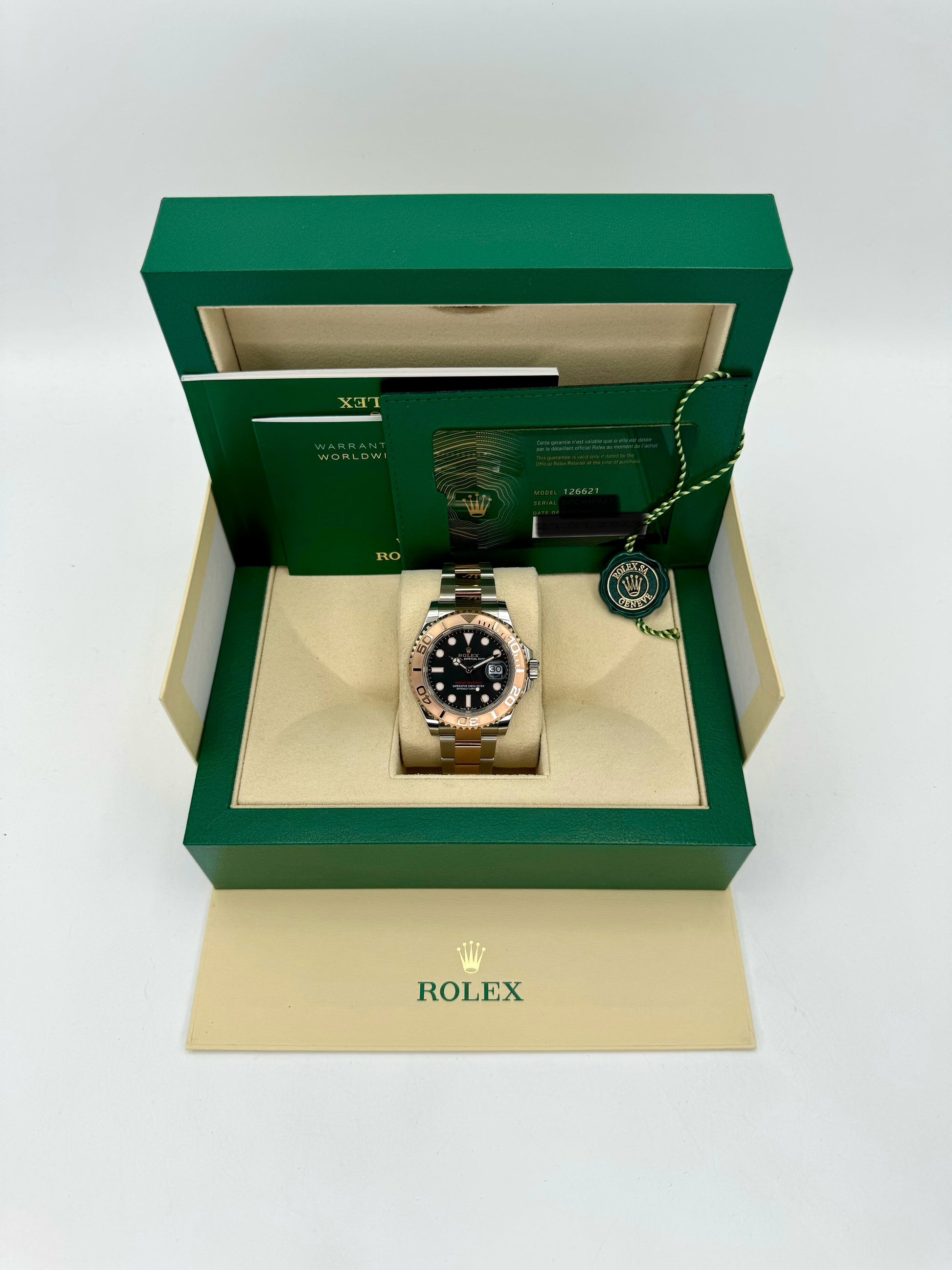 NEW 2023 Rolex Yacht-Master 40mm 126621 Two-Tone Black Dial - MyWatchLLC