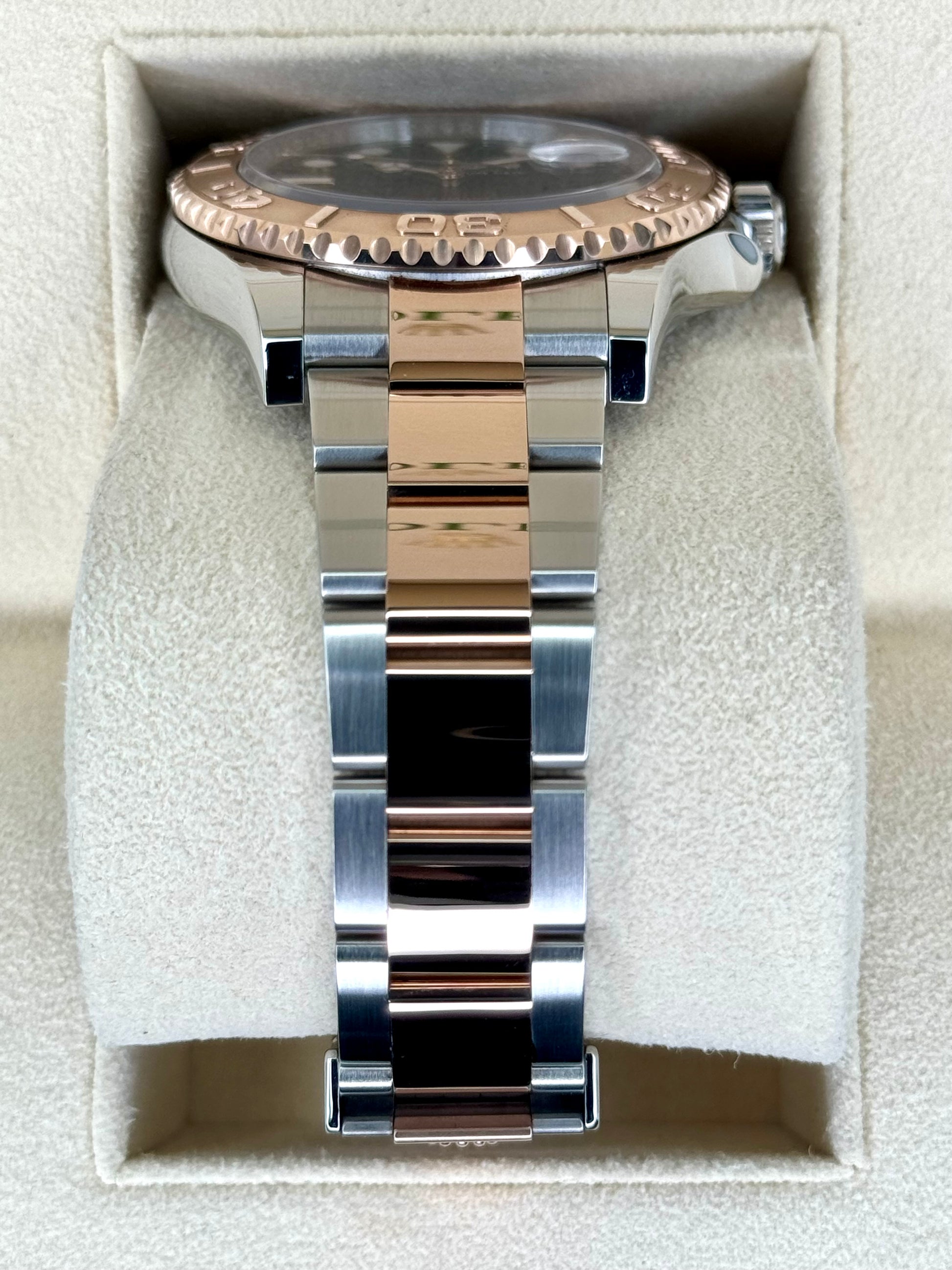 NEW 2023 Rolex Yacht-Master 40mm 126621 Two-Tone Black Dial - MyWatchLLC