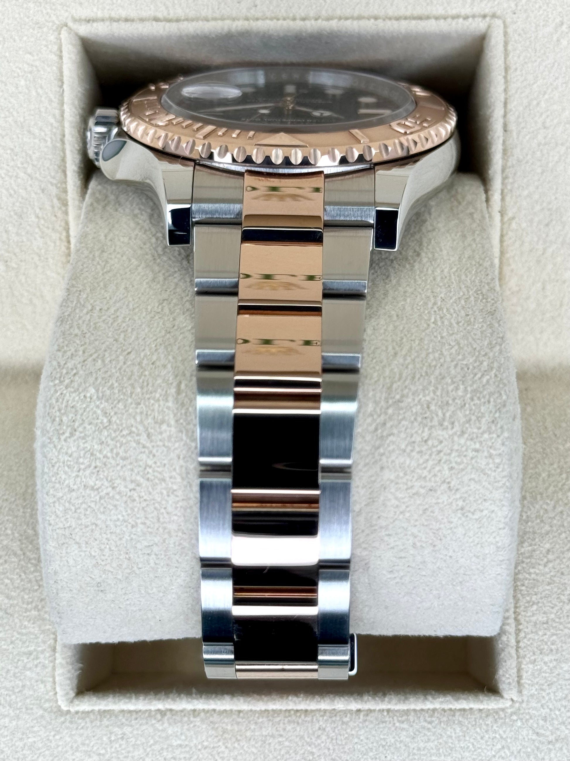 NEW 2023 Rolex Yacht-Master 40mm 126621 Two-Tone Black Dial - MyWatchLLC