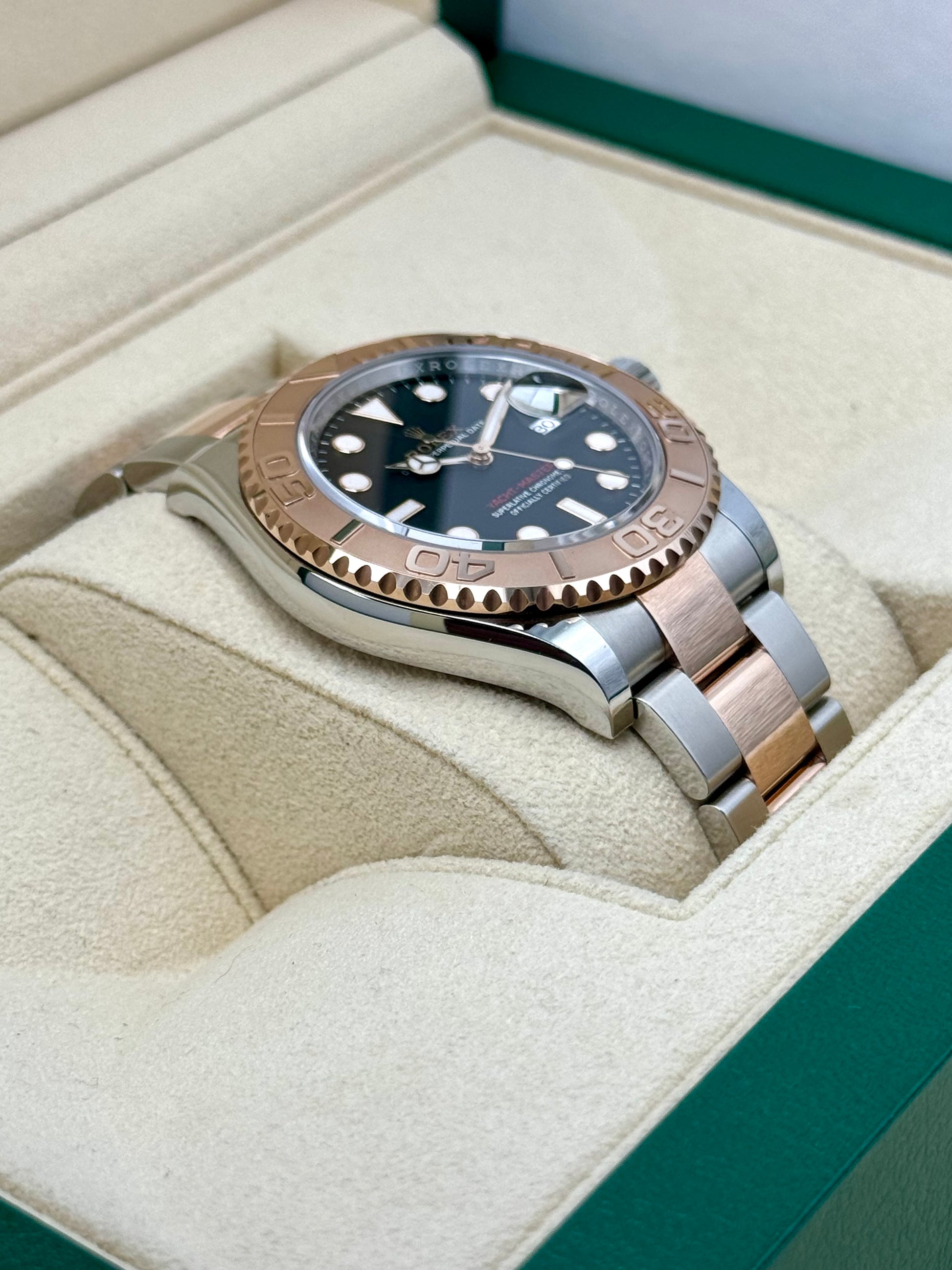 NEW 2023 Rolex Yacht-Master 40mm 126621 Two-Tone Black Dial - MyWatchLLC