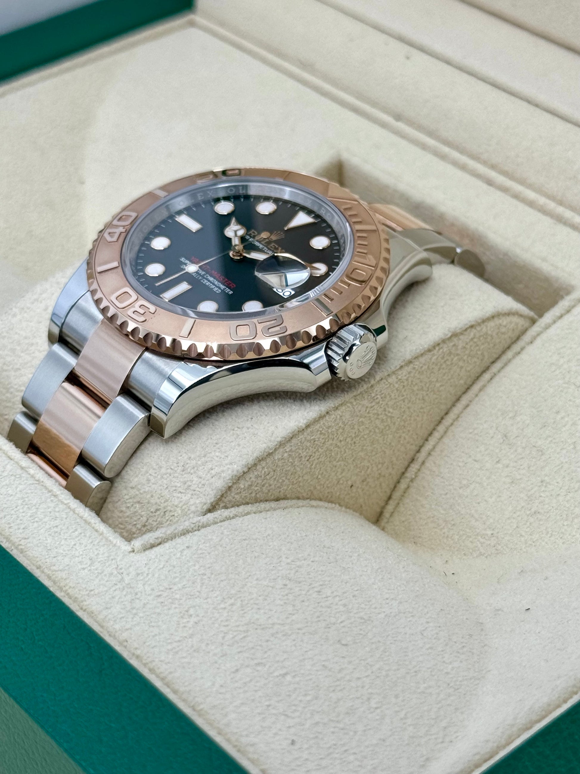 NEW 2023 Rolex Yacht-Master 40mm 126621 Two-Tone Black Dial - MyWatchLLC