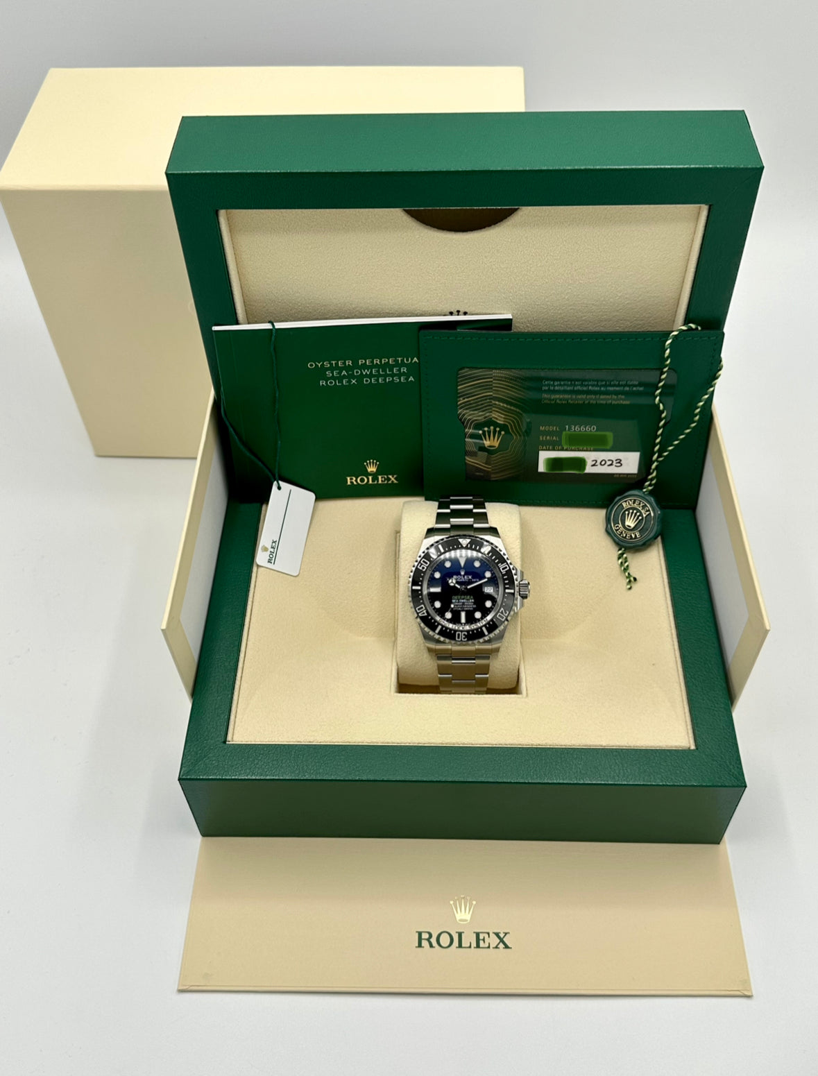 NEW 2023 Rolex Sea-Dweller Deepsea "James Cameron" 136660 Blue Dial - MyWatchLLC