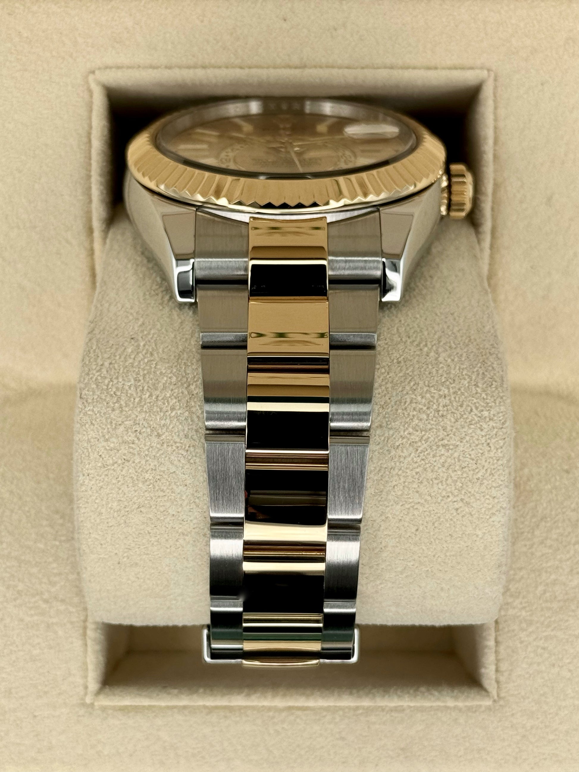 2017 Rolex Sky-Dweller 42mm 326933 Two-Tone Oyster Champagne Dial - MyWatchLLC