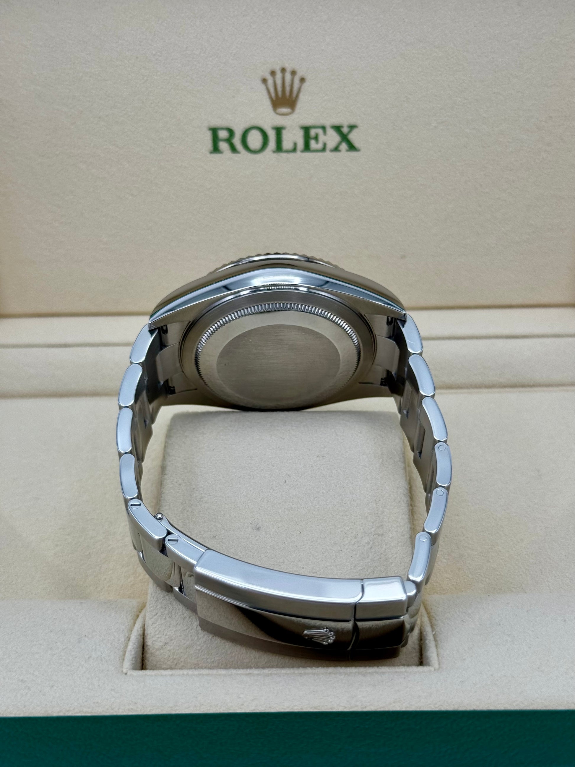 2023 Rolex Sky-Dweller 42mm 326934 Stainless Steel Oyster White Dial - MyWatchLLC