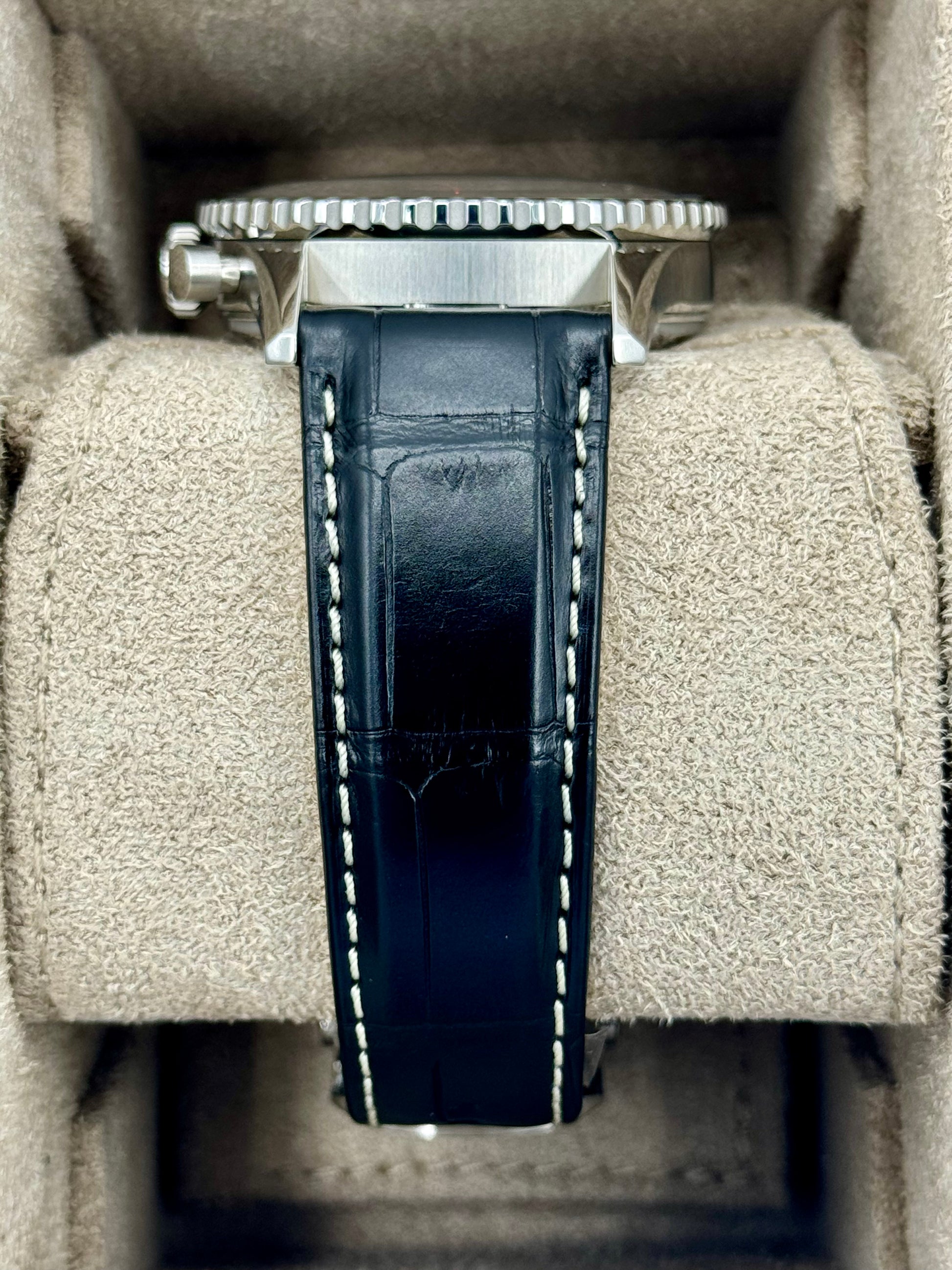 NEW 2024 Breitling Chronograph 42mm AB0139 Stainless Steel Black Dial - MyWatchLLC