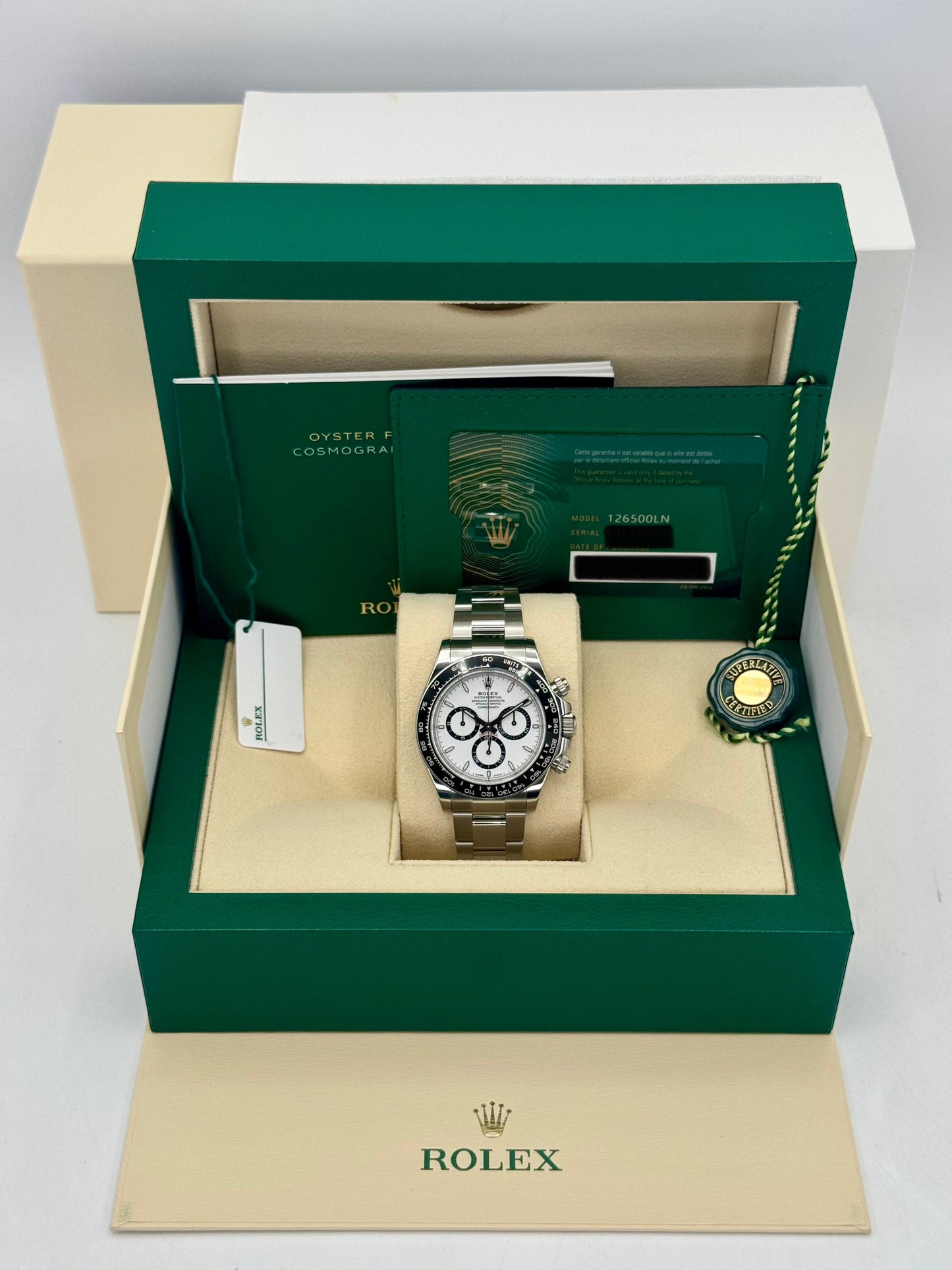 2024 Rolex Daytona 40mm 126500LN Stainless Steel Panda Dial - MyWatchLLC