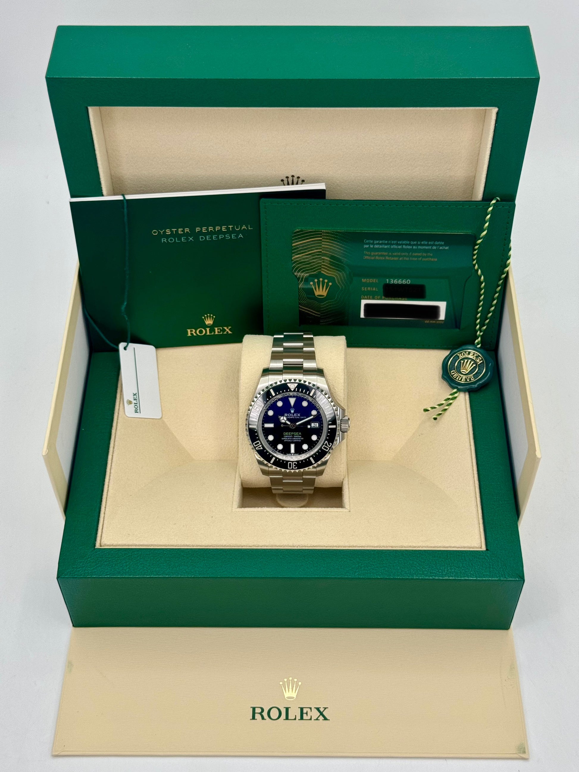 NEW 2024 Rolex Deepsea James Cameron 44mm 136660 Blue Dial - MyWatchLLC