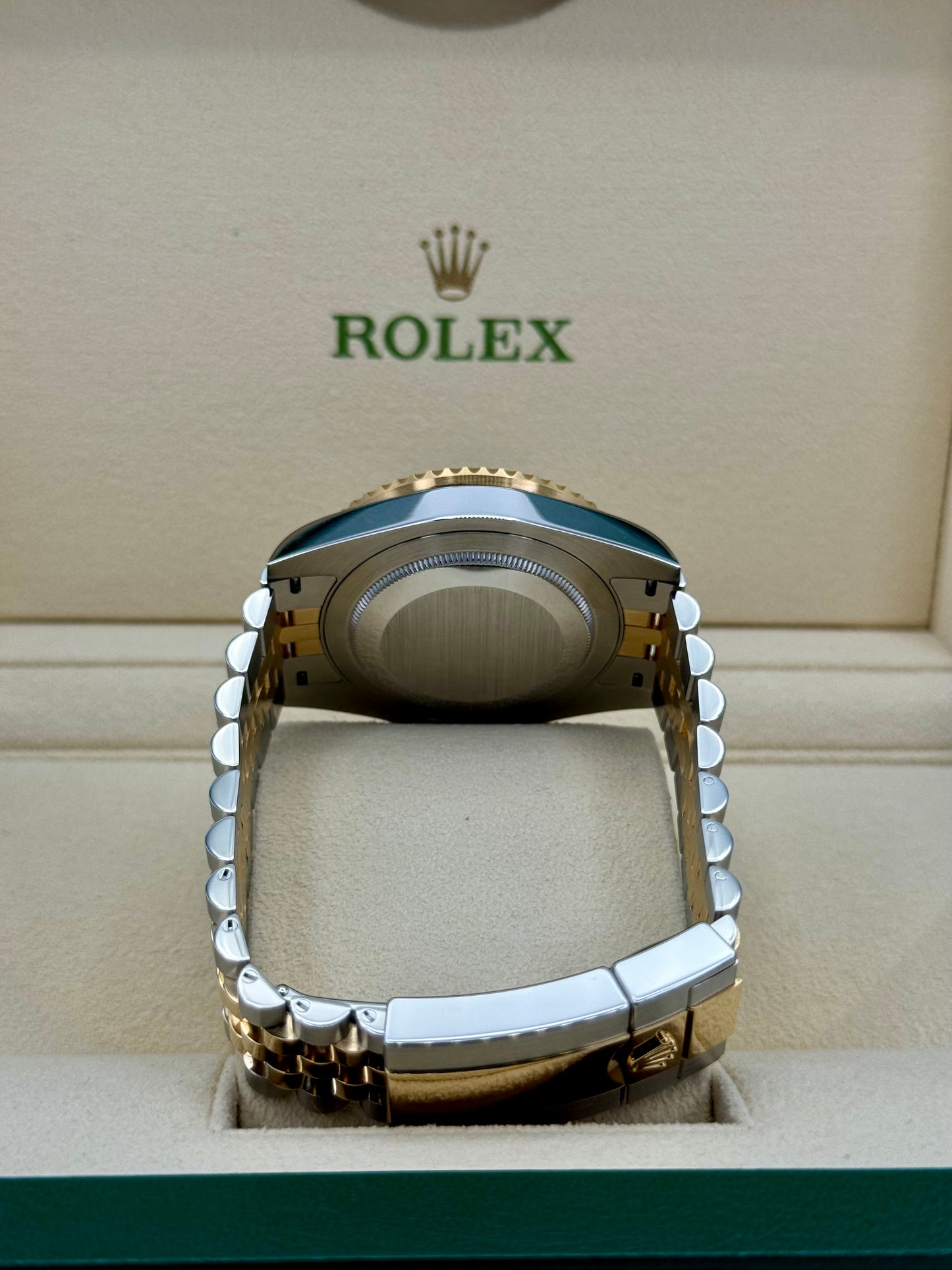 2024 Rolex GMT-Master II 40mm 126713GRNR Two-Tone Jubilee Black Dial - MyWatchLLC