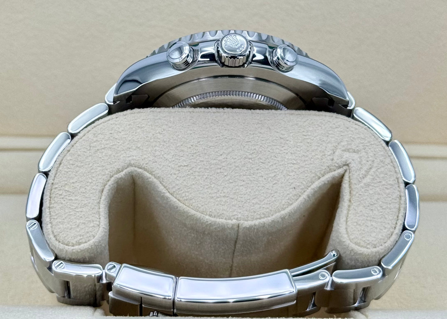 2019 Rolex Yacht-Master II 44mm 116680 Stainless Steel White Dial - MyWatchLLC