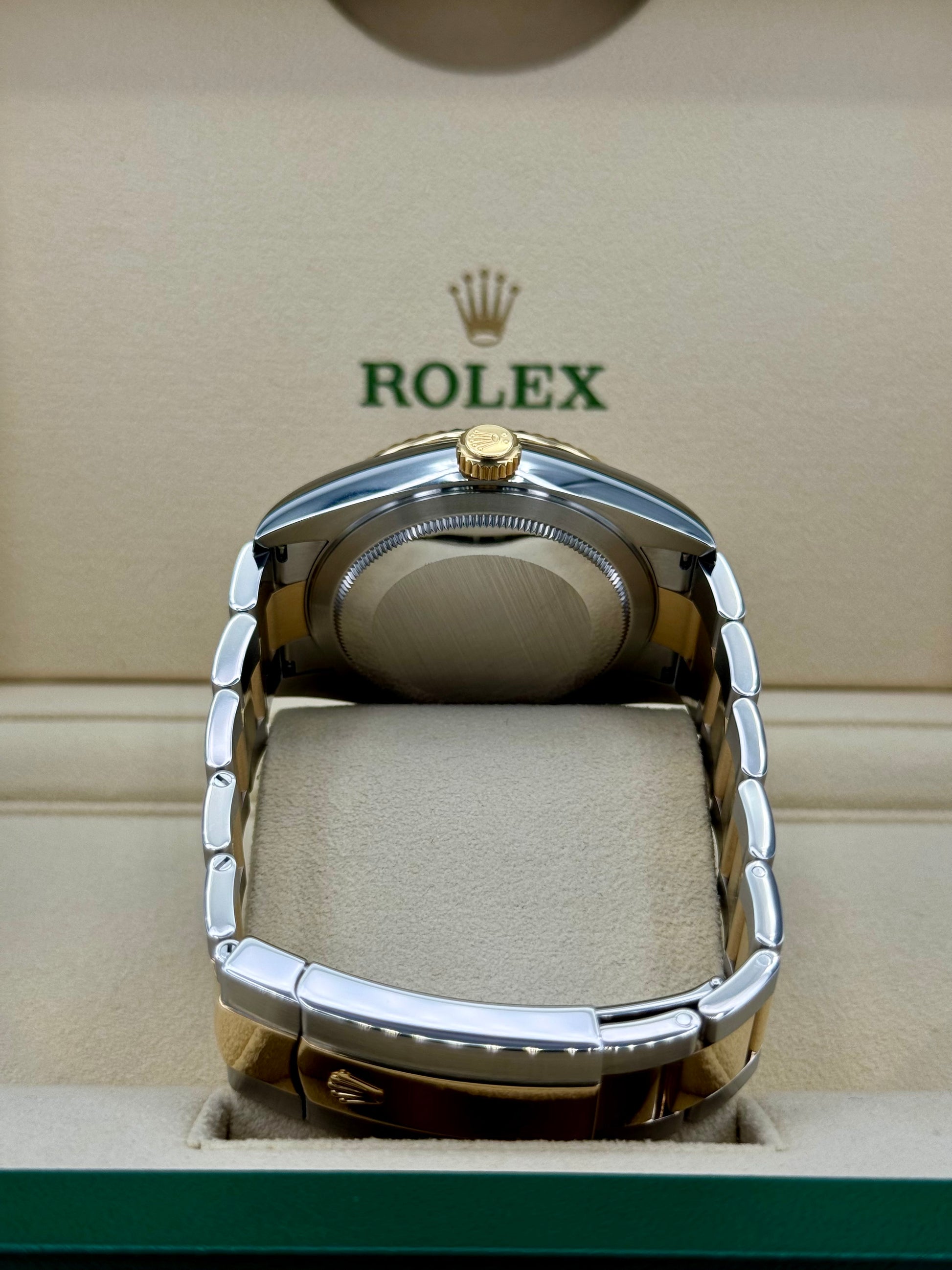 2019 Rolex Sky-Dweller 42mm 326933 Two-Tone Oyster White Dial - MyWatchLLC