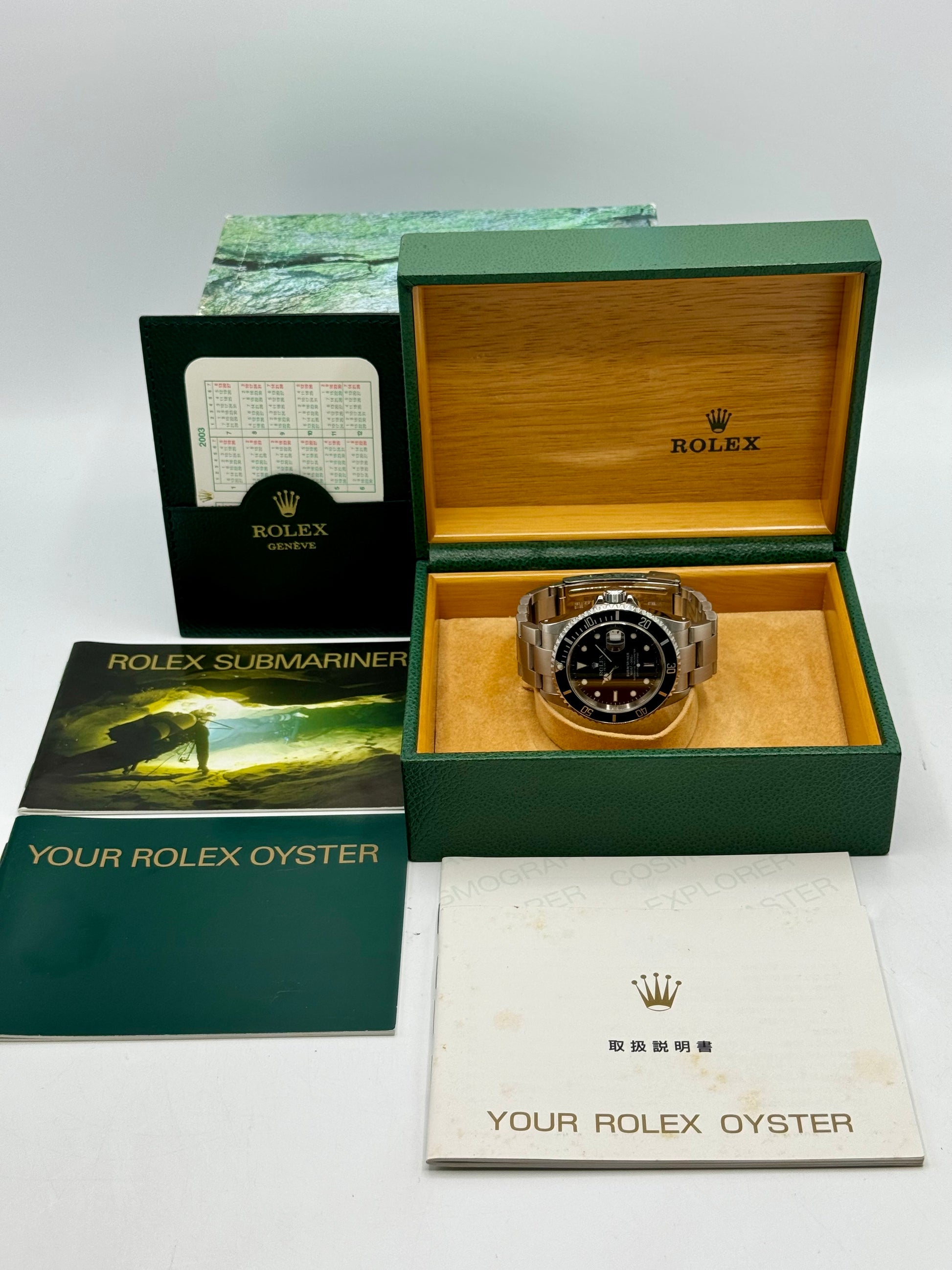 2002 Rolex Submariner Date 40mm 16610 Stainless Steel Black Dial - MyWatchLLC