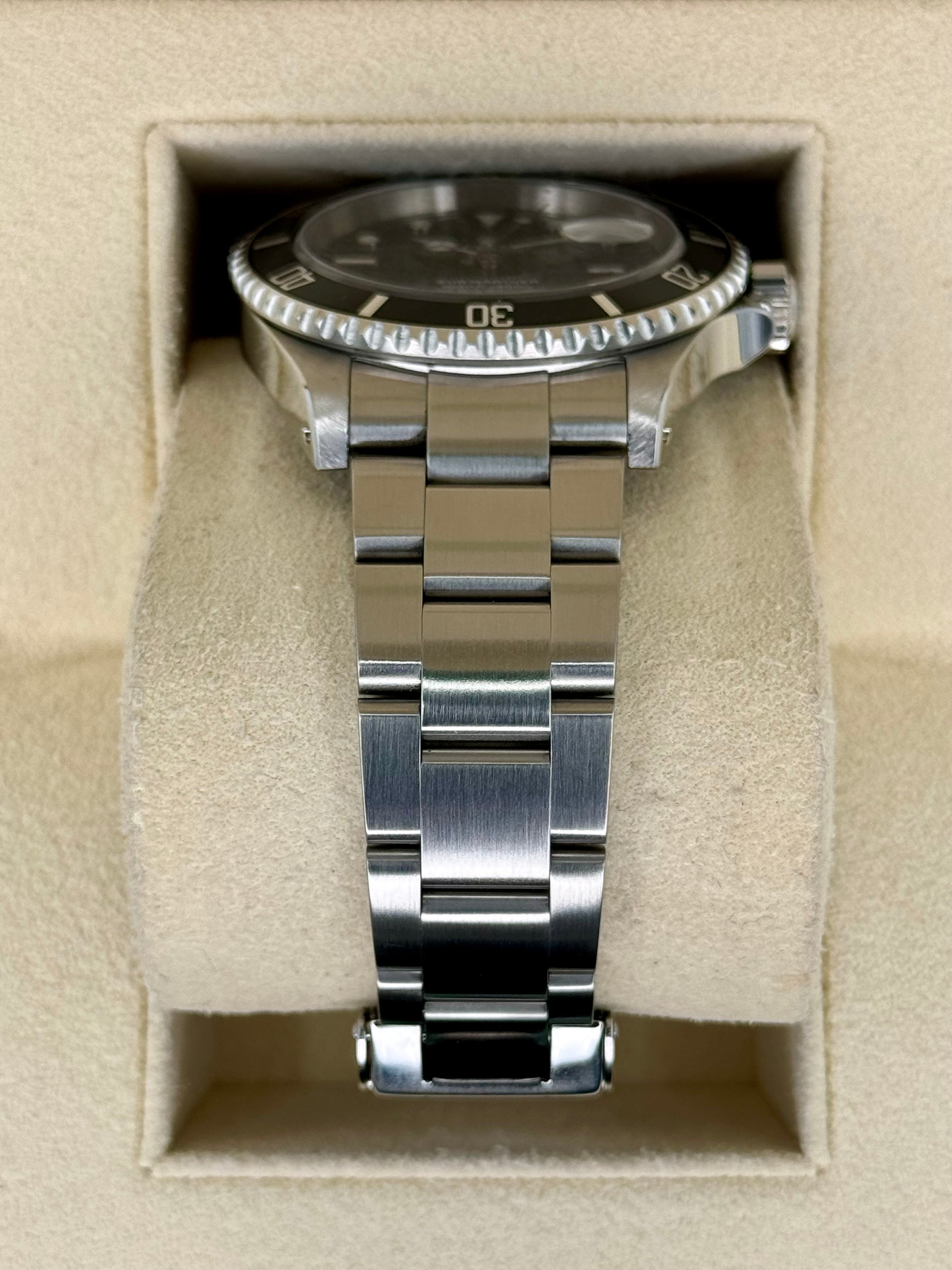 2002 Rolex Submariner Date 40mm 16610 Stainless Steel Black Dial - MyWatchLLC