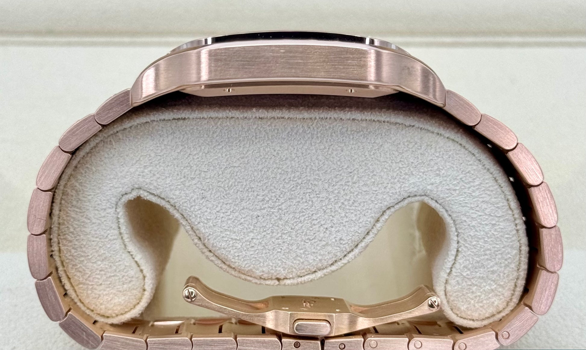 2021 Cartier Santos De Cartier 39.8mm WGSA0018 Rose Gold White Dial - MyWatchLLC