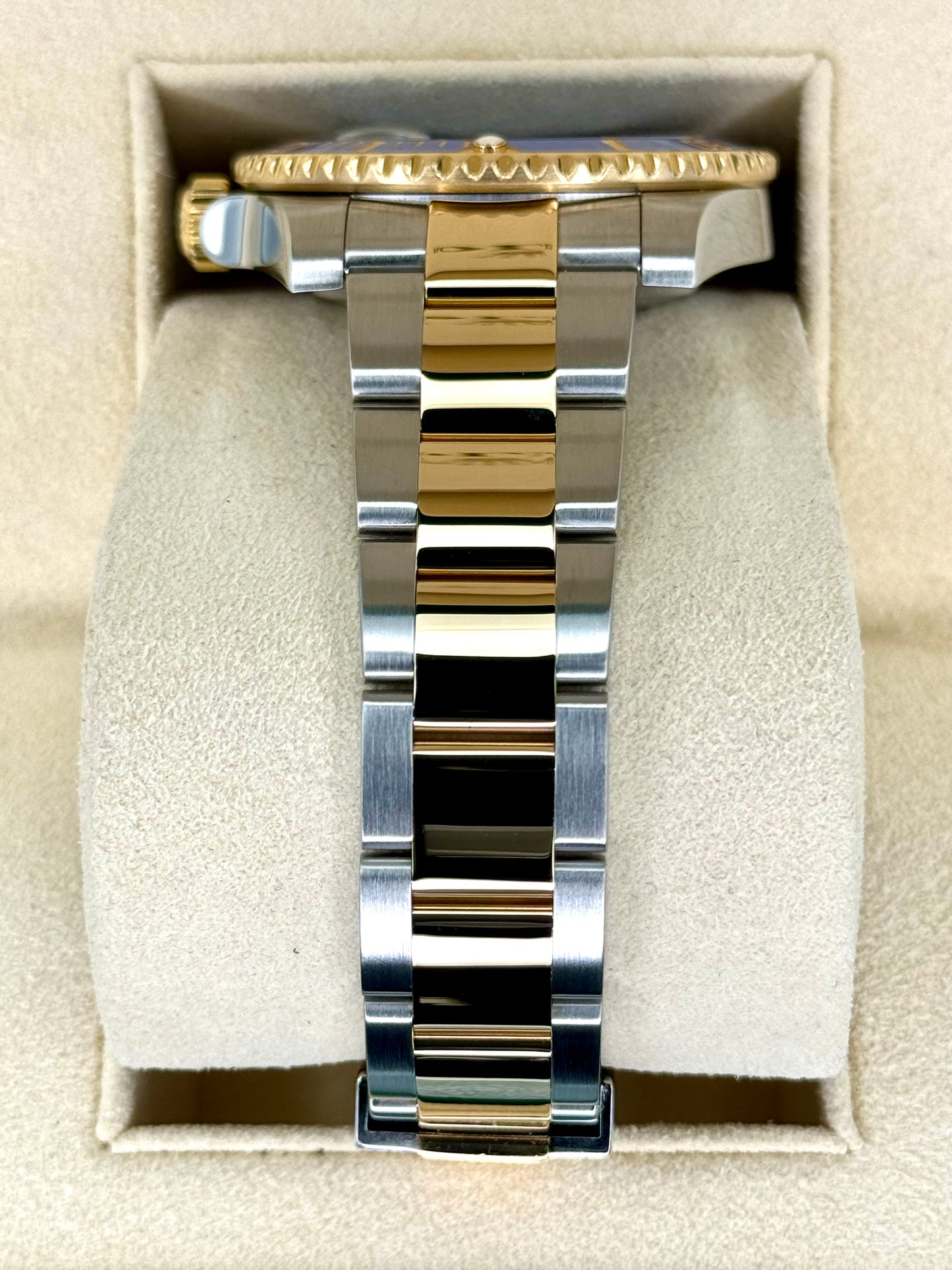 Rolex Submariner “Bluesy” 40mm 116613LB Two-Tone Flat Blue Dial - MyWatchLLC