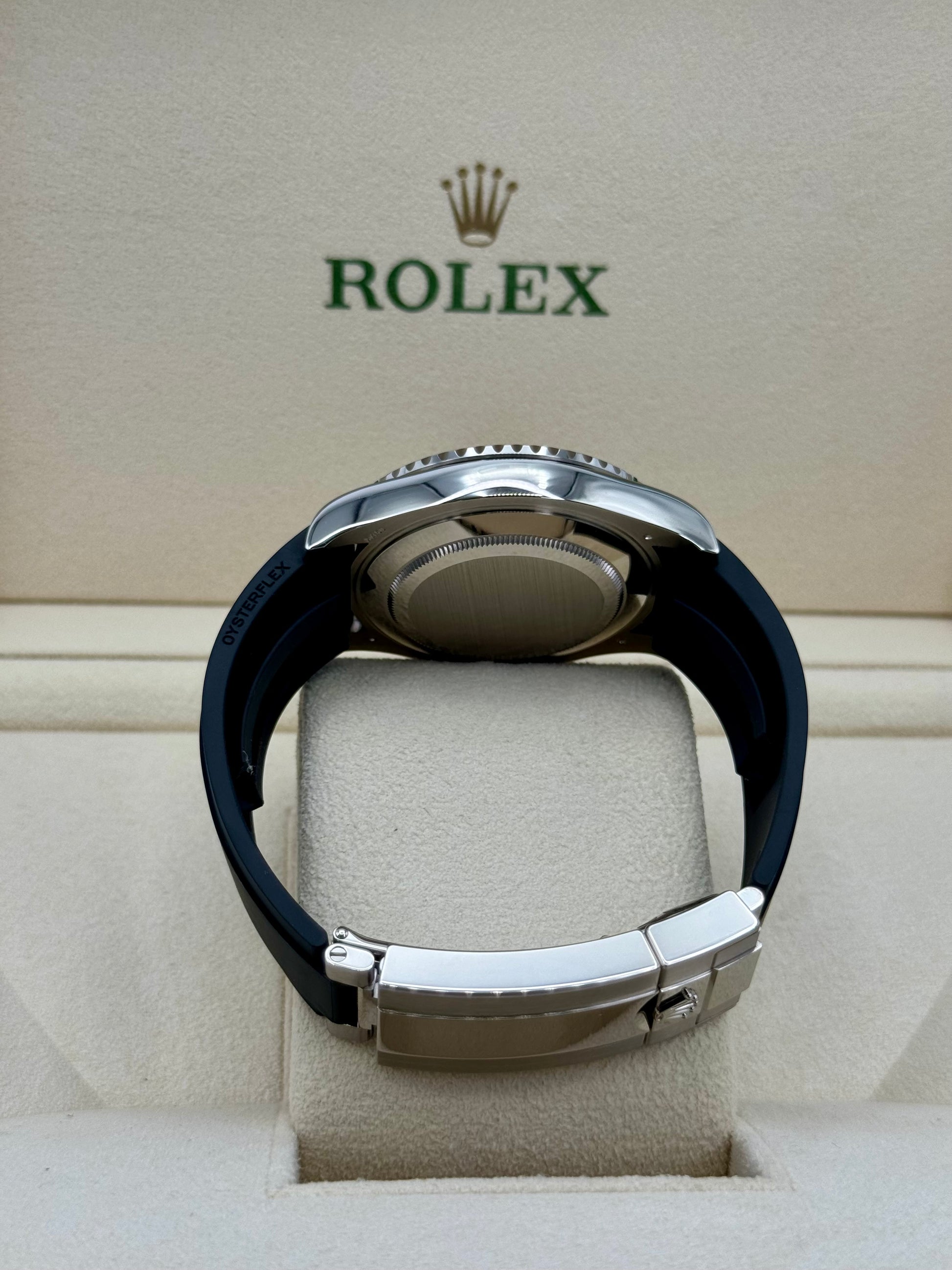 NEW 2024 Rolex Yacht-Master 42mm 226659 White Gold Oysterflex Black Dial - MyWatchLLC
