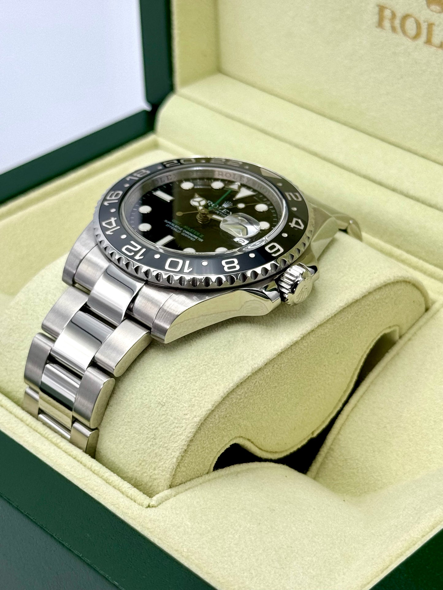 2010 Rolex GMT-Master II 40mm 116710LN Stainless Steel Black Dial - MyWatchLLC