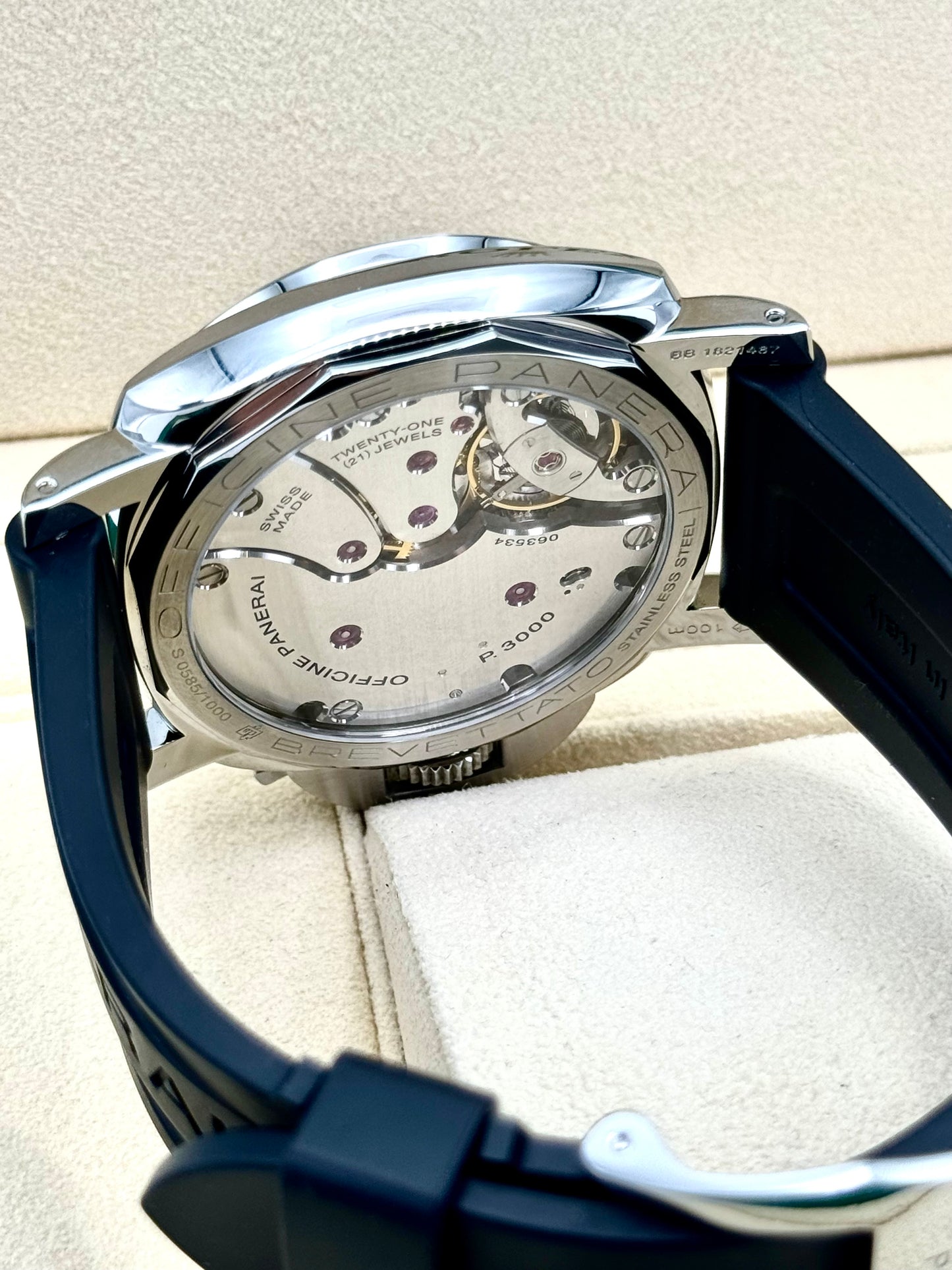 2017 Panerai Marina Militare Luminor 1950 47mm PAM00673 Black Dial - MyWatchLLC