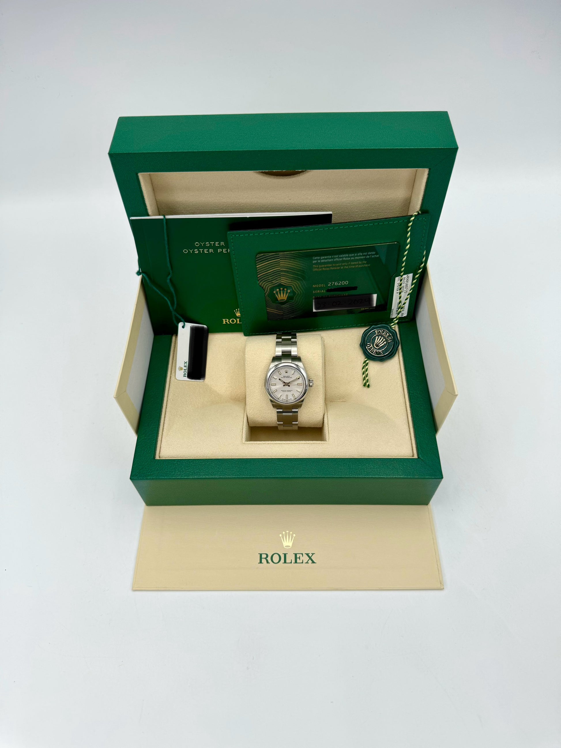NEW 2024 Rolex Oyster Perpetual 28mm 276200 Silver Dial - MyWatchLLC