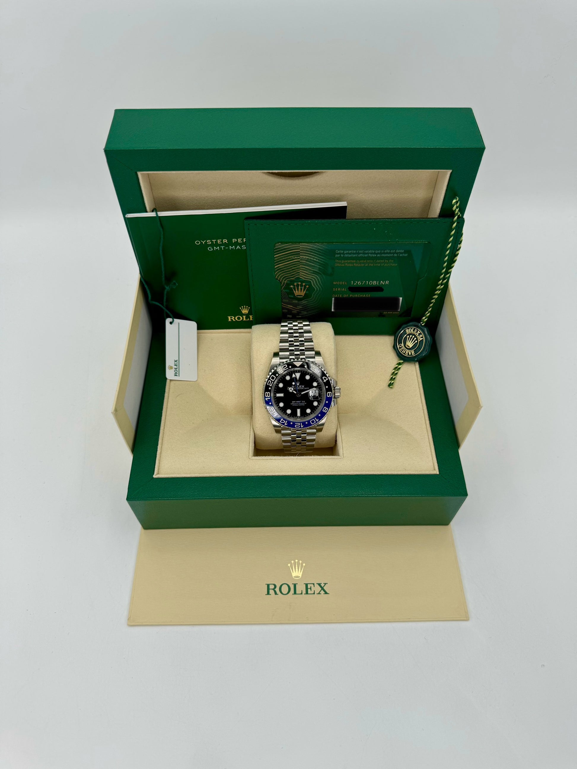 2024 Rolex GMT-Master II "Batgirl" 40mm 126710BLNR Jubilee - MyWatchLLC