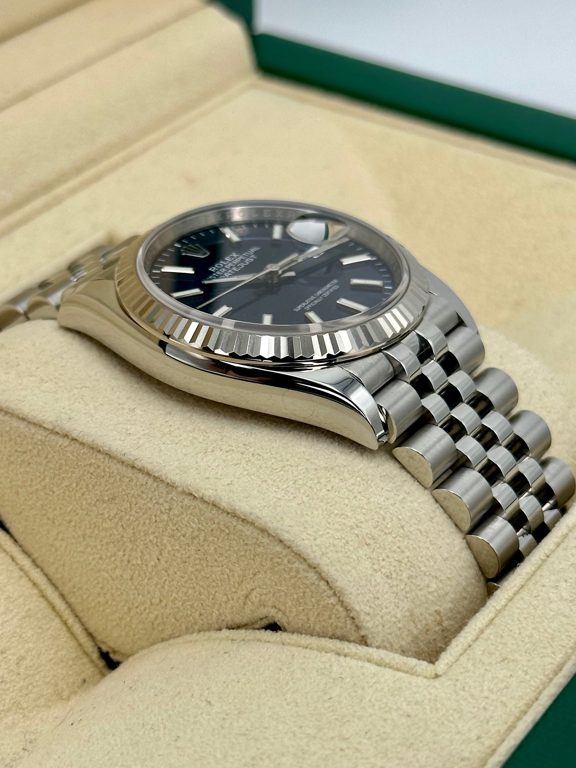 2022 Rolex Datejust 36mm 126234 Jubilee Blue Dial - MyWatchLLC