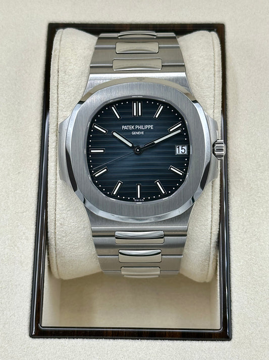 Patek Philippe 40mm 5711/1A Nautilus Stainless Steel Blue Dial - MyWatchLLC